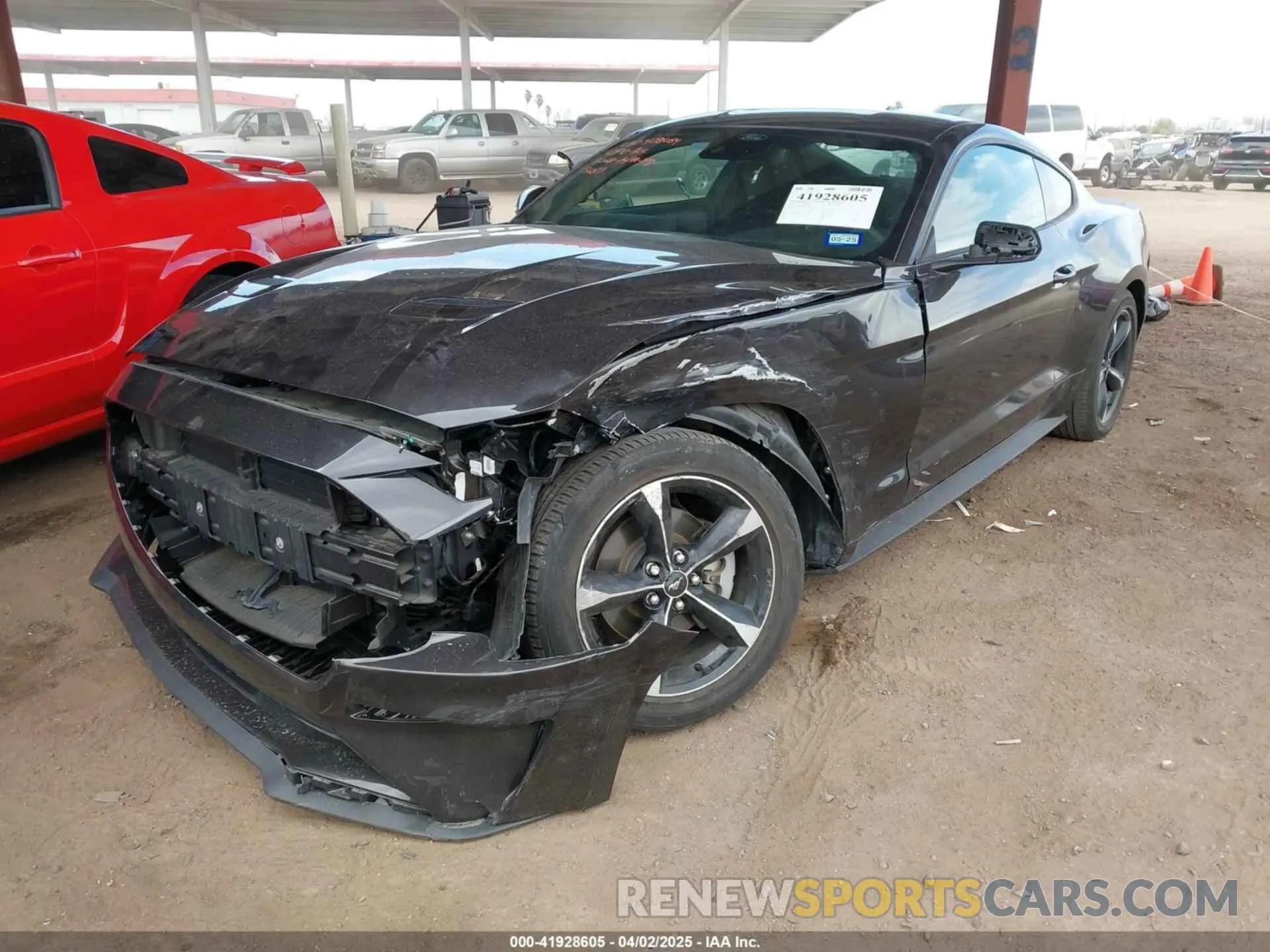 6 Photograph of a damaged car 1FA6P8TH8N5109683 FORD MUSTANG 2022