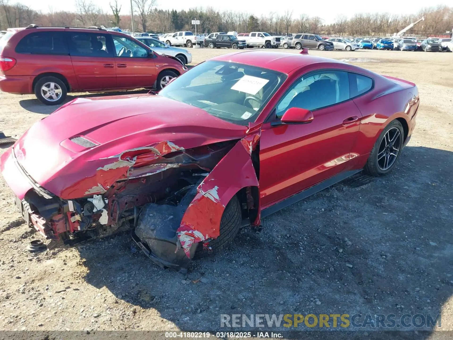 2 Photograph of a damaged car 1FA6P8TH8N5136740 FORD MUSTANG 2022