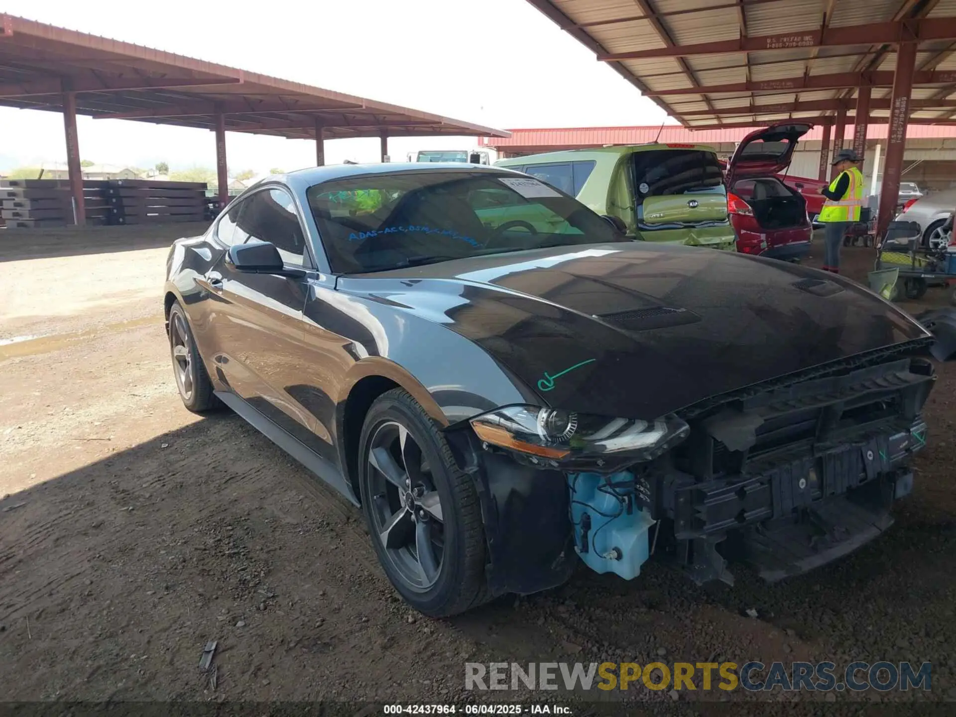 1 Photograph of a damaged car 1FA6P8TH9N5109501 FORD MUSTANG 2022
