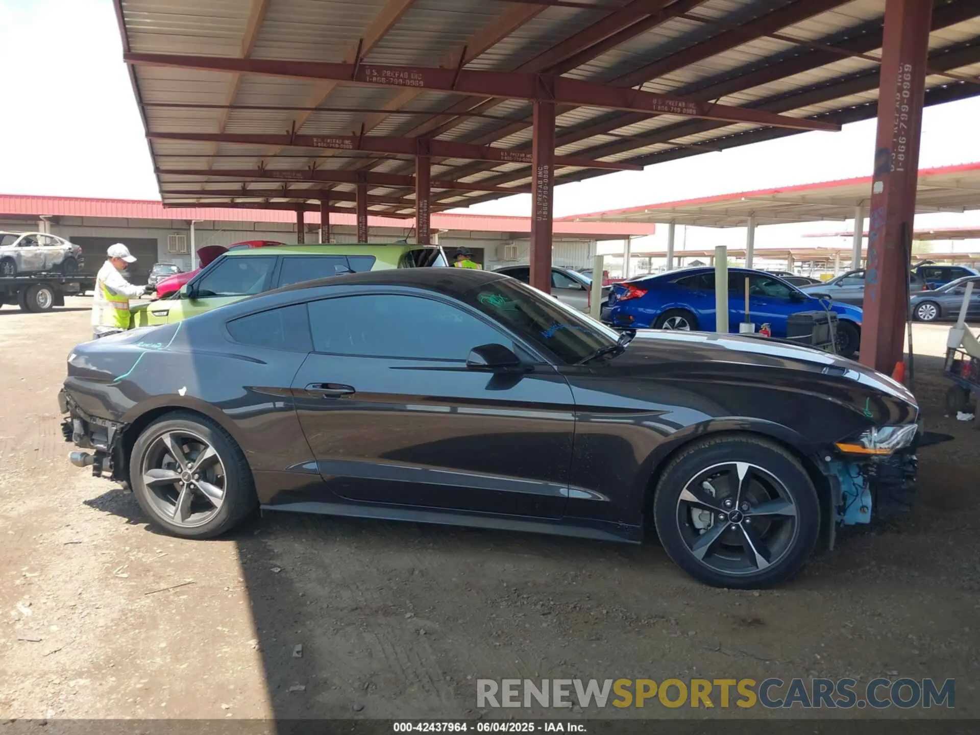 14 Photograph of a damaged car 1FA6P8TH9N5109501 FORD MUSTANG 2022