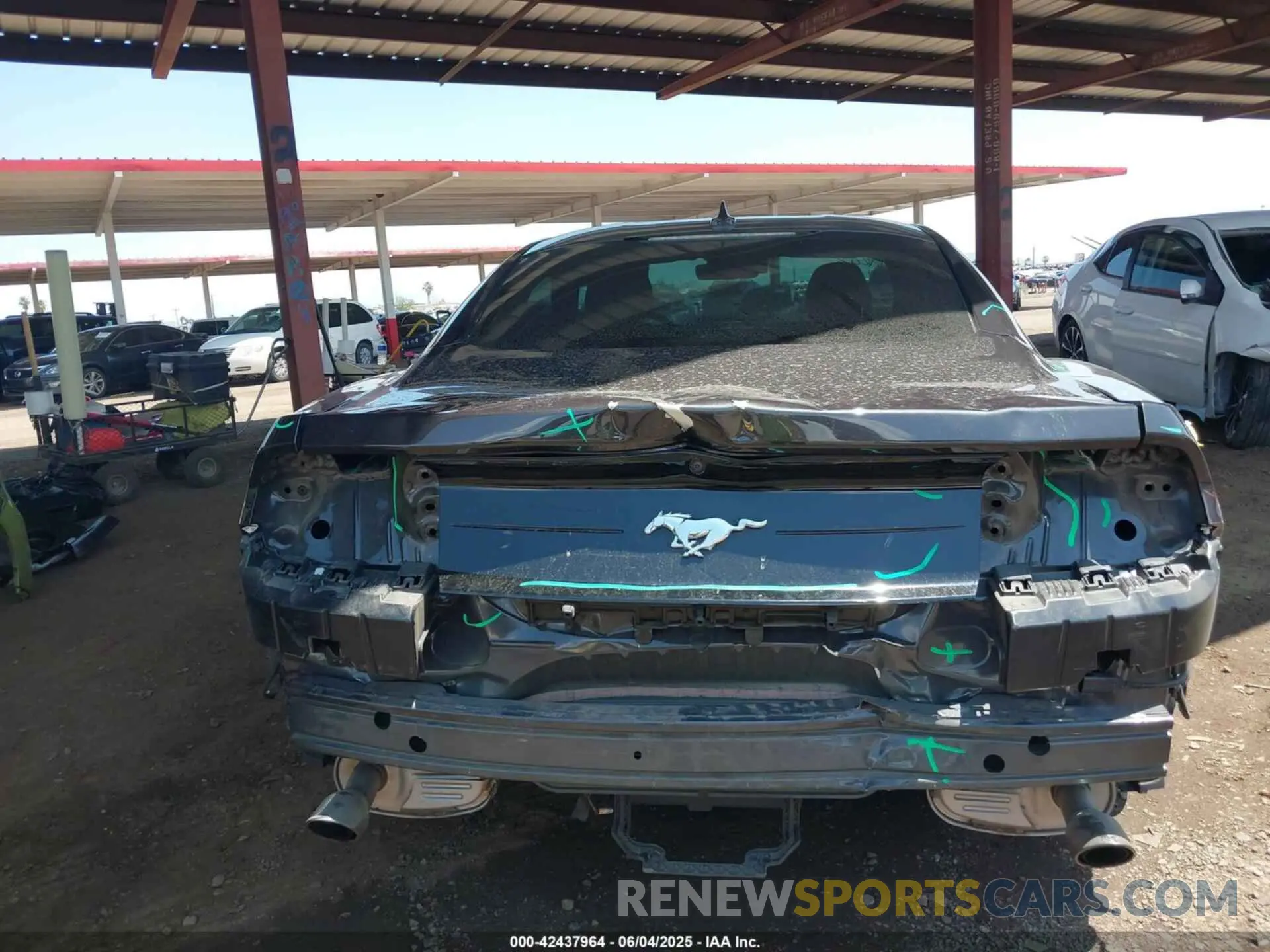 17 Photograph of a damaged car 1FA6P8TH9N5109501 FORD MUSTANG 2022