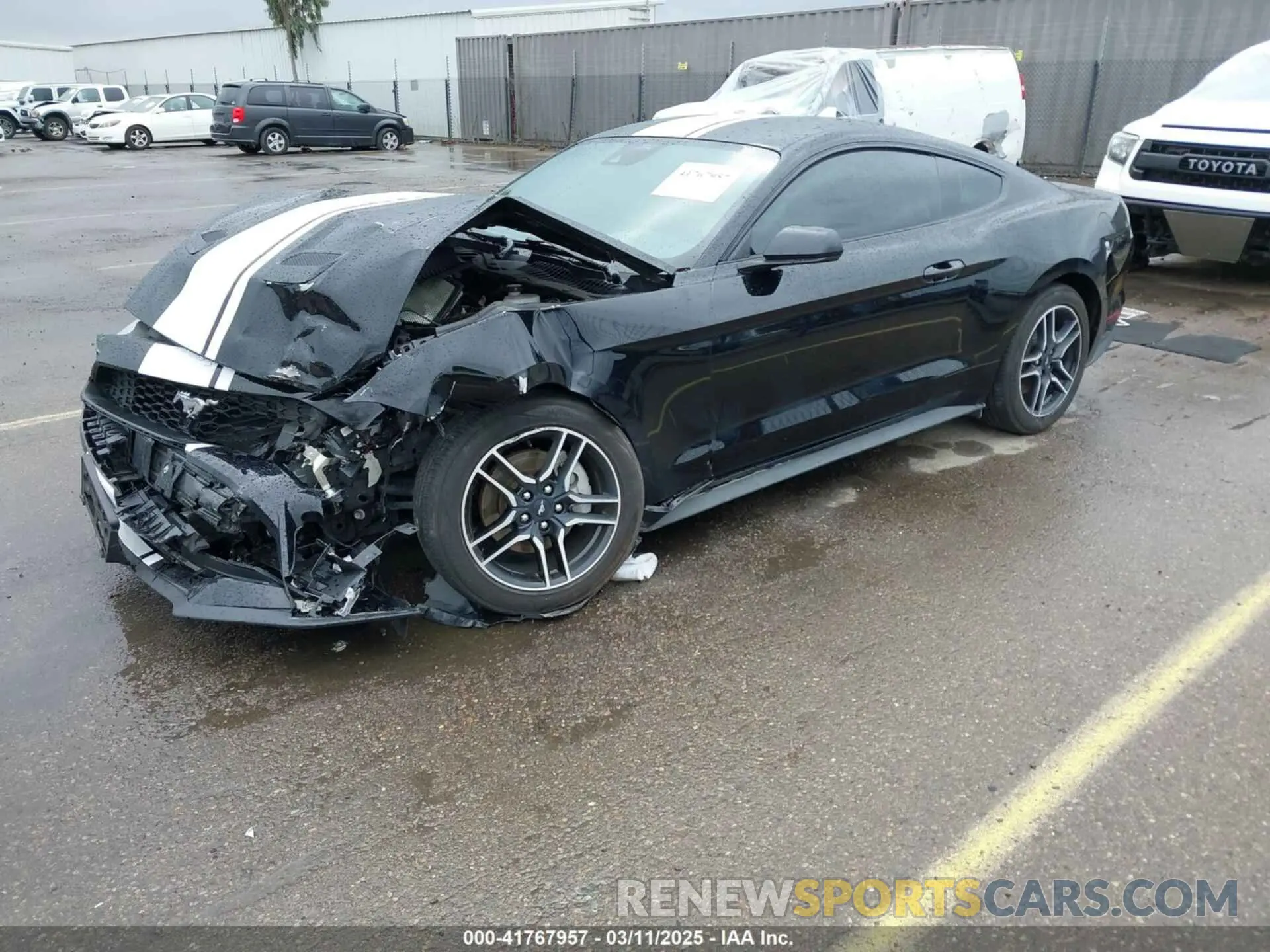 2 Photograph of a damaged car 1FA6P8TH9N5136276 FORD MUSTANG 2022