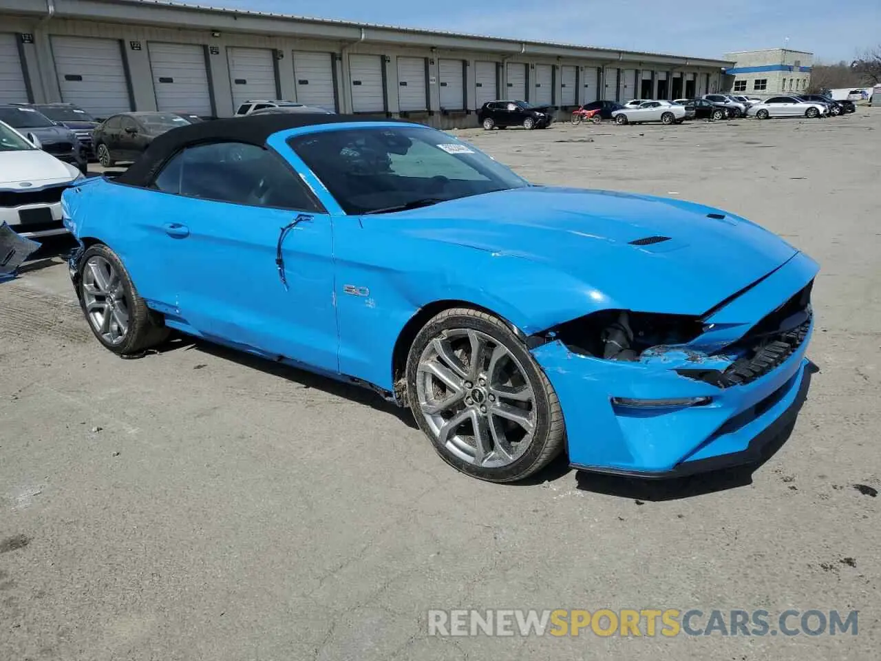 4 Photograph of a damaged car 1FATP8FF8N5147279 FORD MUSTANG 2022