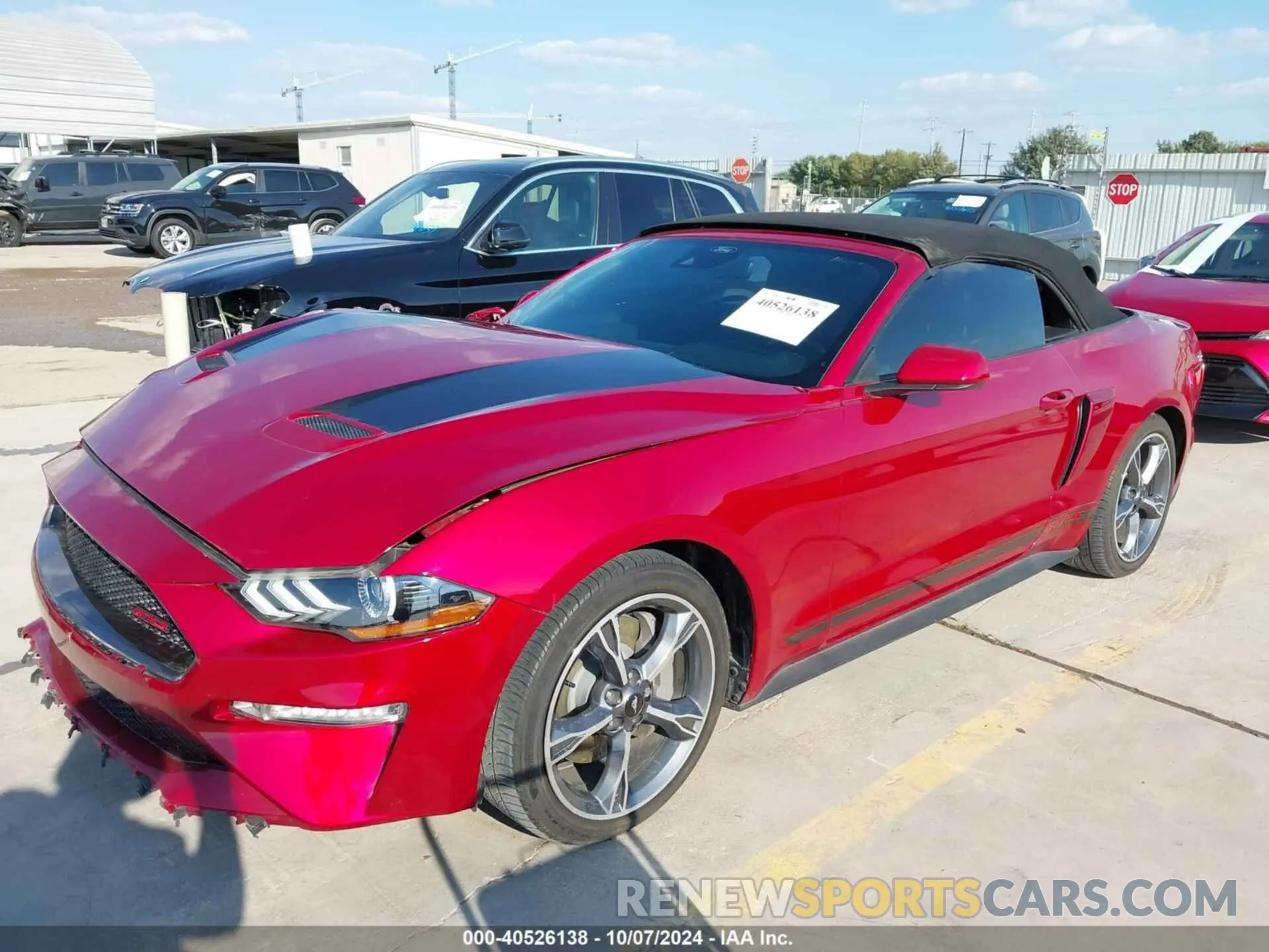 2 Photograph of a damaged car 1FATP8FF9N5111083 FORD MUSTANG 2022