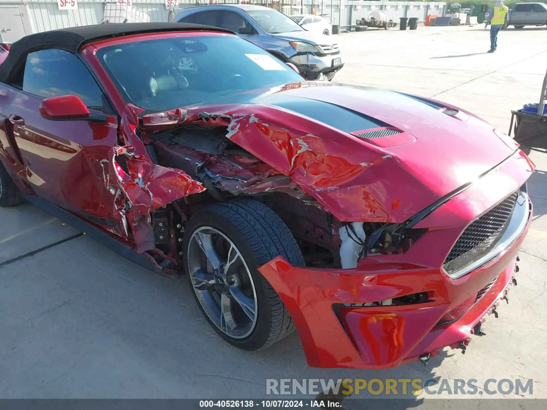 6 Photograph of a damaged car 1FATP8FF9N5111083 FORD MUSTANG 2022