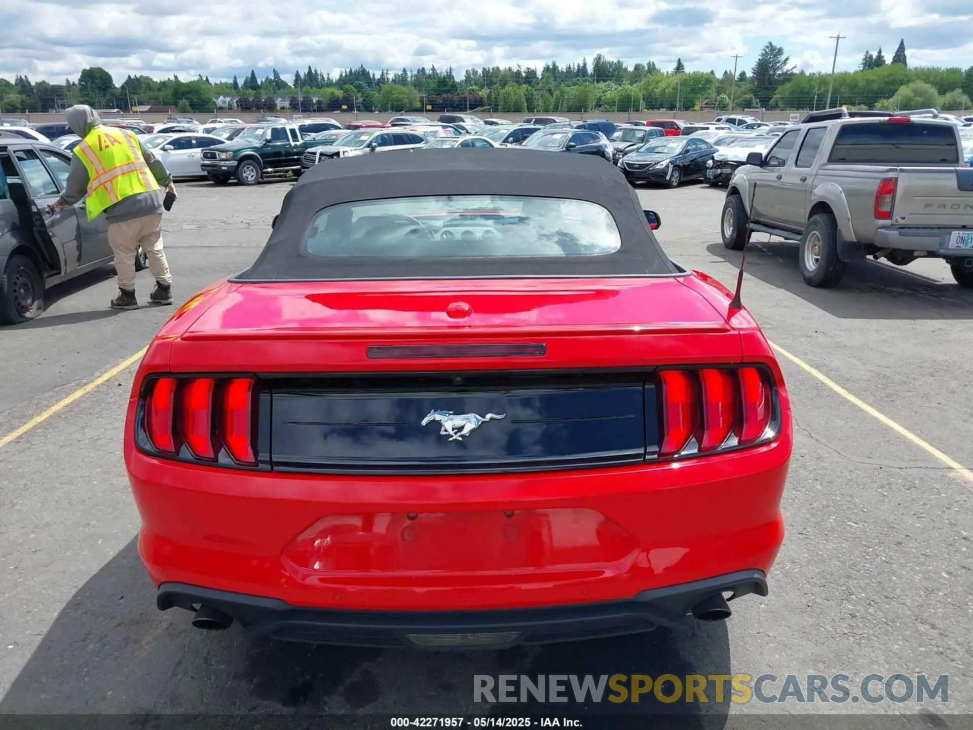 17 Photograph of a damaged car 1FATP8UH2N5124679 FORD MUSTANG 2022