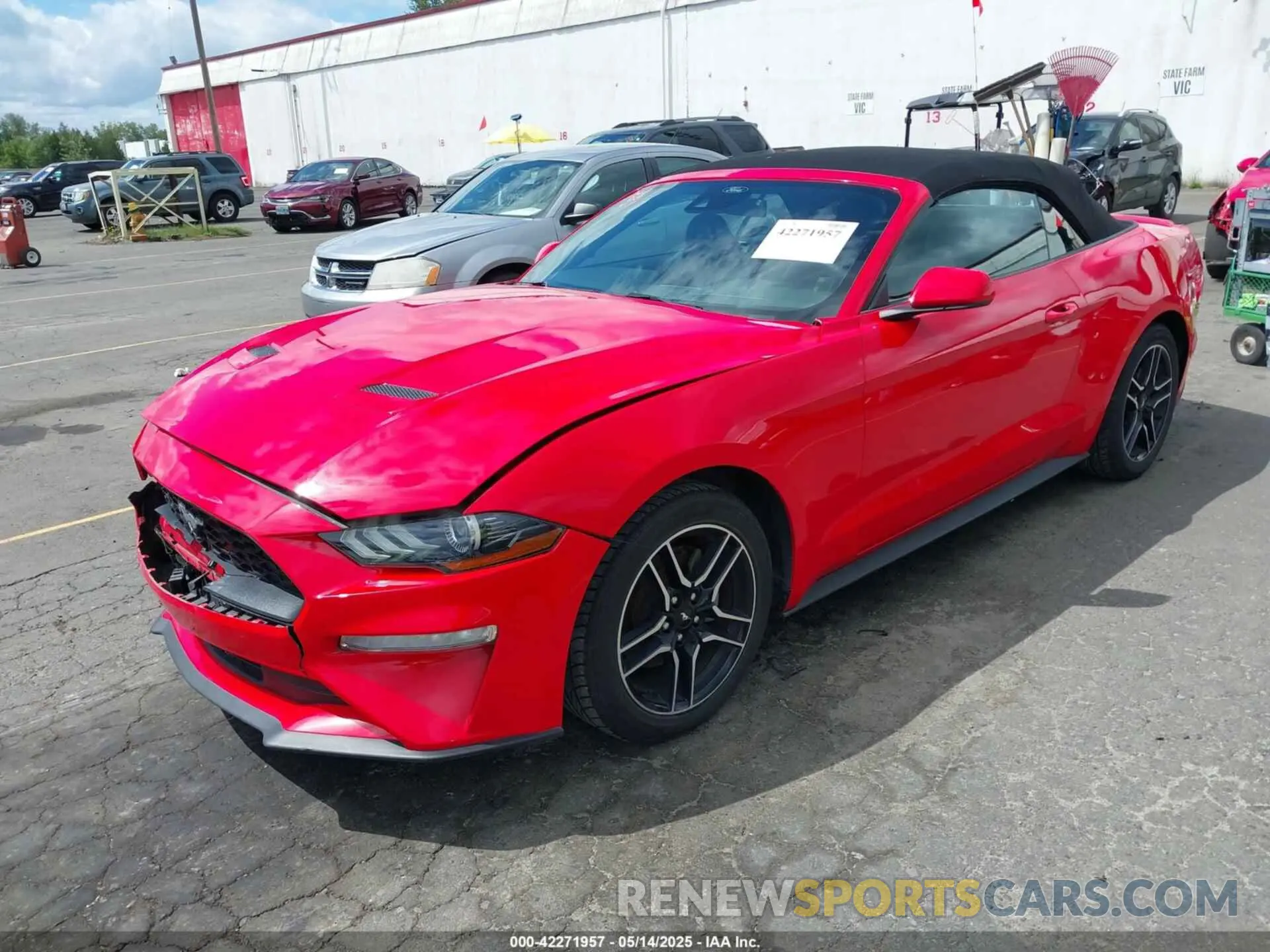 2 Photograph of a damaged car 1FATP8UH2N5124679 FORD MUSTANG 2022