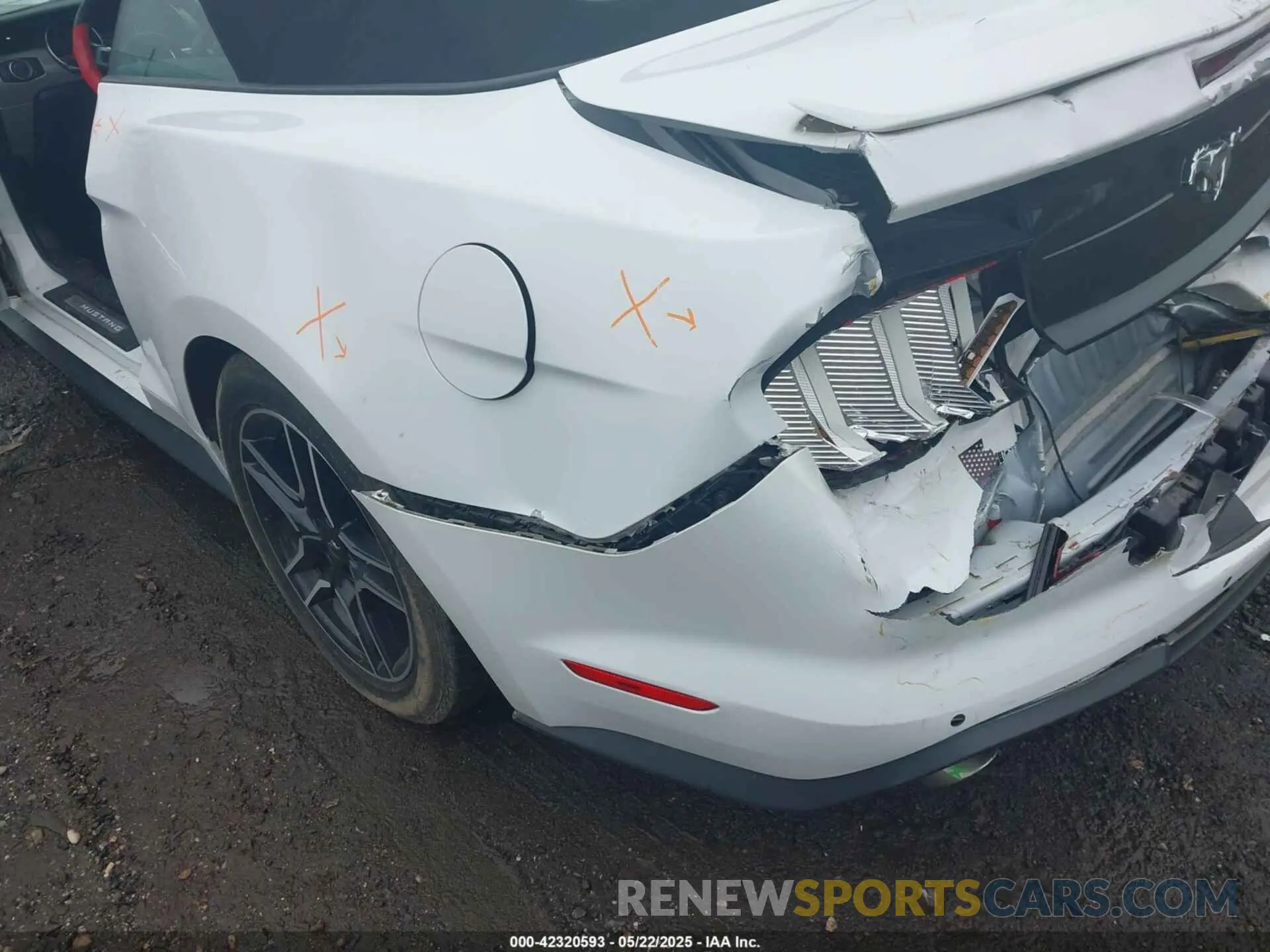 17 Photograph of a damaged car 1FATP8UH3N5104988 FORD MUSTANG 2022