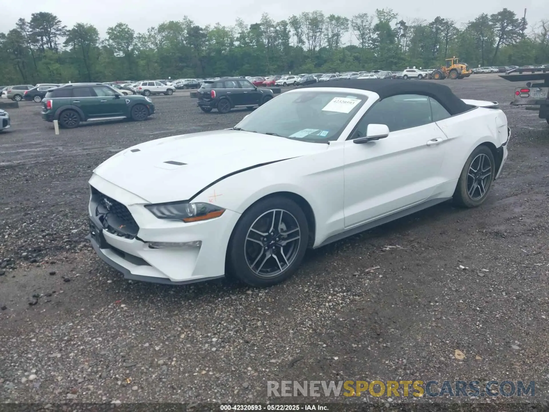 2 Photograph of a damaged car 1FATP8UH3N5104988 FORD MUSTANG 2022
