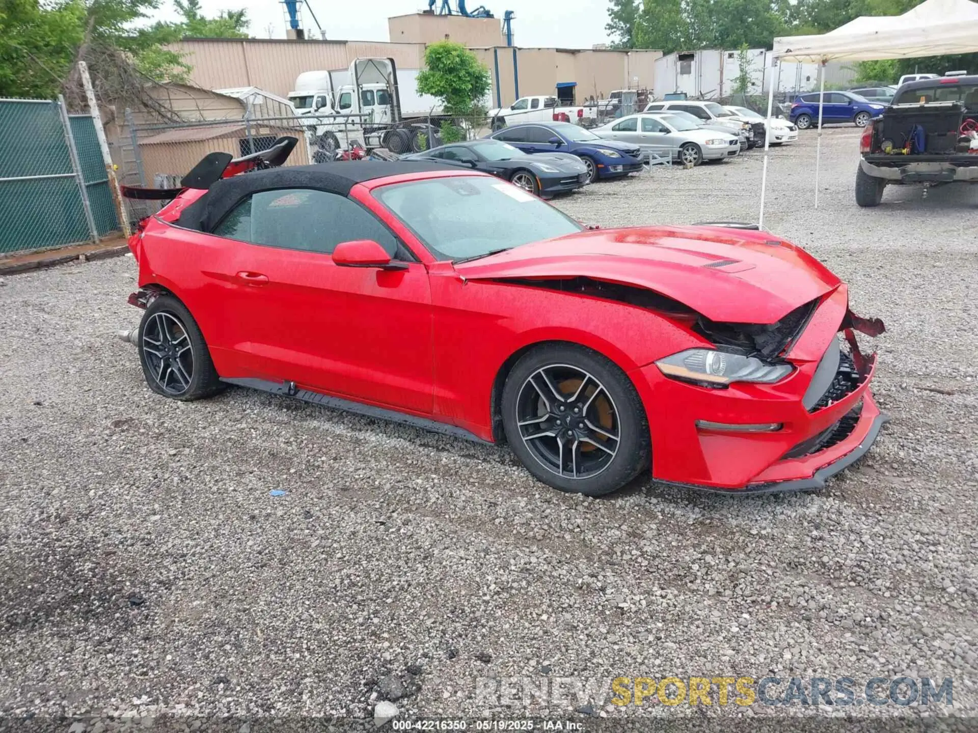 1 Photograph of a damaged car 1FATP8UH5N5115670 FORD MUSTANG 2022