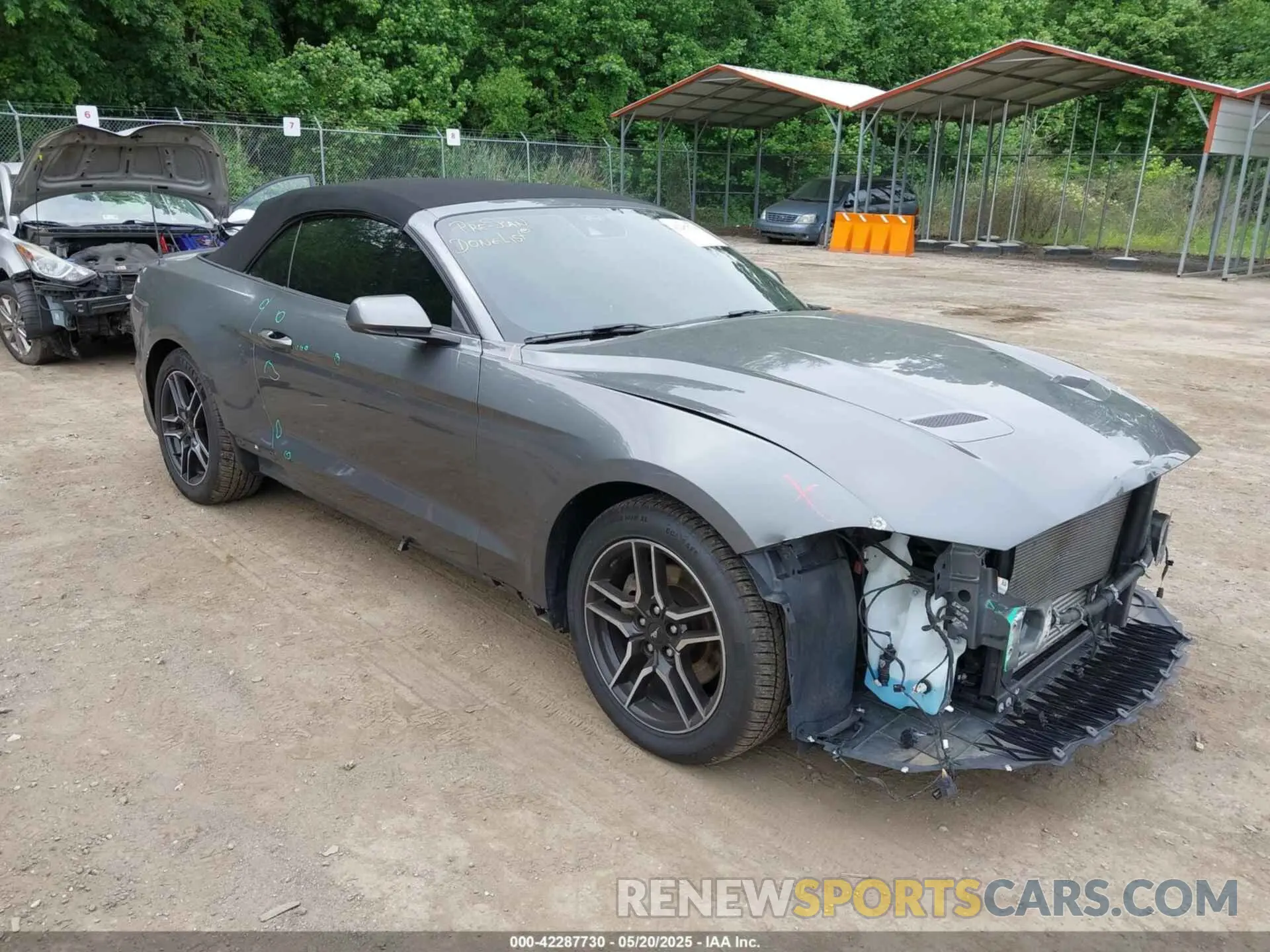 1 Photograph of a damaged car 1FATP8UH8N5106560 FORD MUSTANG 2022