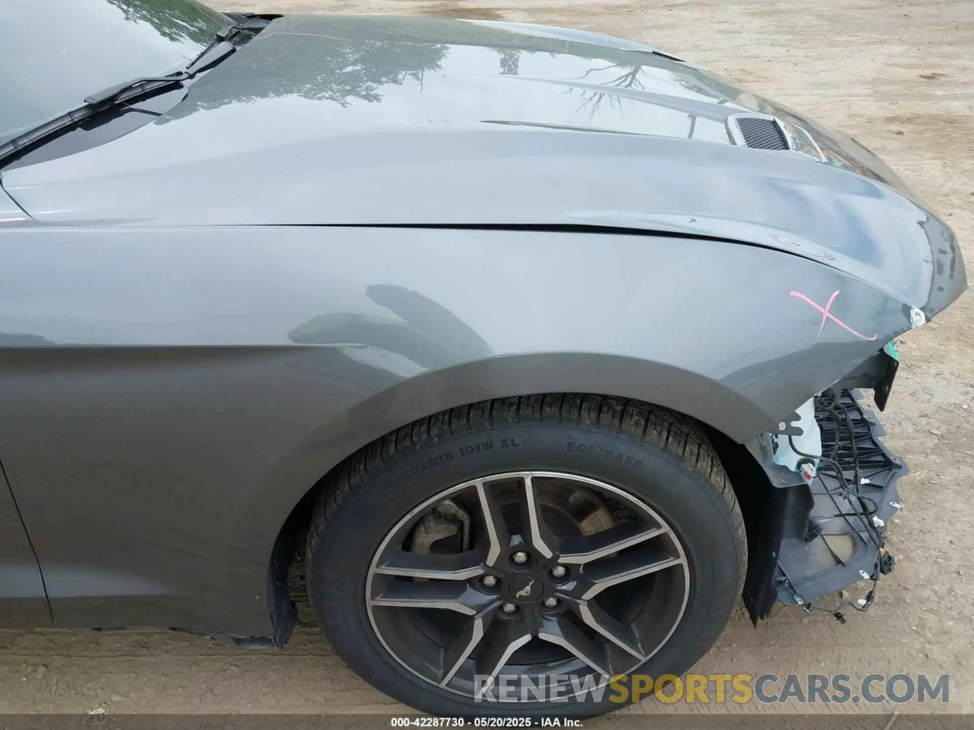 6 Photograph of a damaged car 1FATP8UH8N5106560 FORD MUSTANG 2022