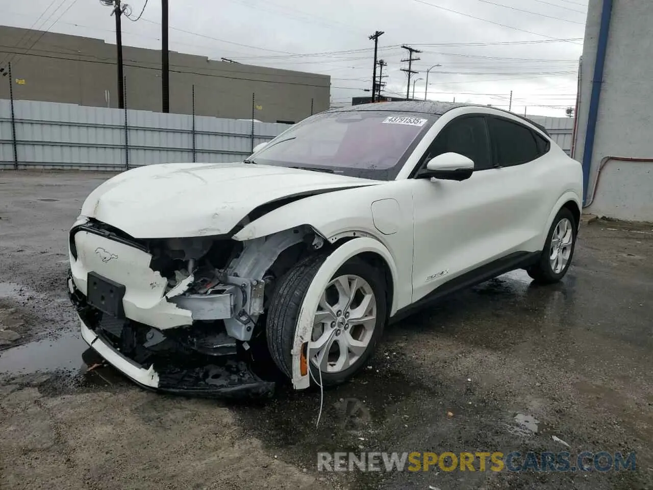 1 Photograph of a damaged car 3FMTK3R71NMA31671 FORD MUSTANG 2022