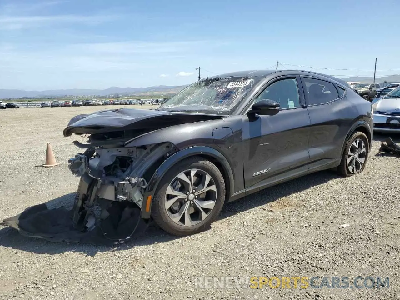 1 Photograph of a damaged car 3FMTK3R7XNMA30762 FORD MUSTANG 2022
