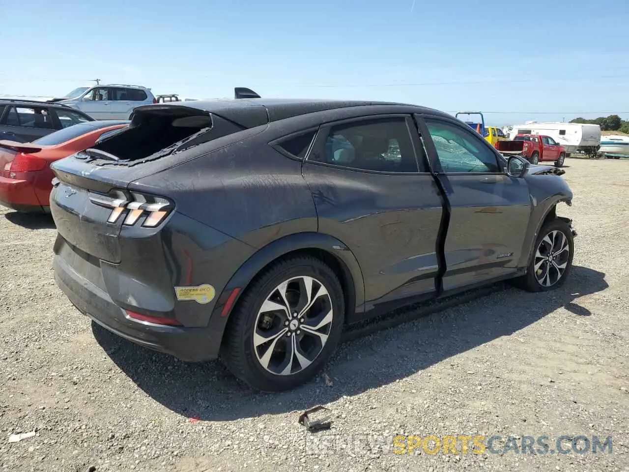3 Photograph of a damaged car 3FMTK3R7XNMA30762 FORD MUSTANG 2022