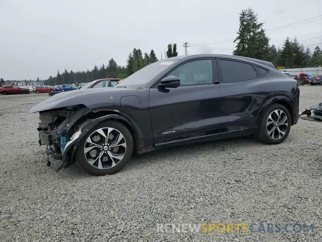 1 Photograph of a damaged car 3FMTK3SS9NMA41704 FORD MUSTANG 2022