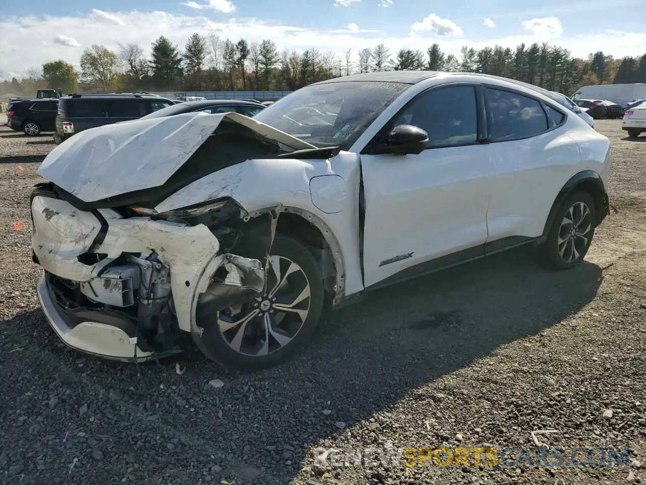 1 Photograph of a damaged car 3FMTK3SU2NMA55994 FORD MUSTANG 2022