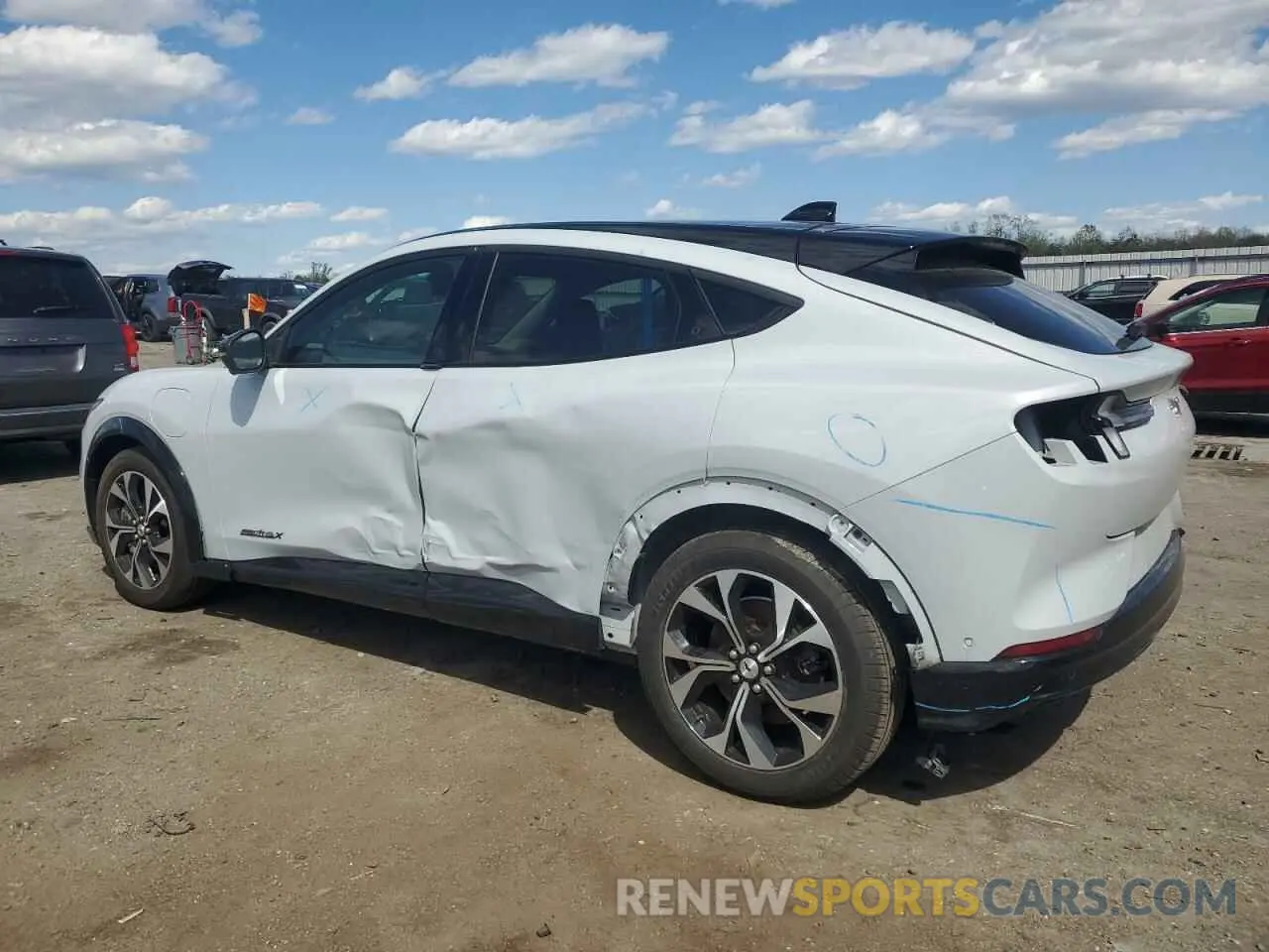 2 Photograph of a damaged car 3FMTK3SU7NMA15409 FORD MUSTANG 2022