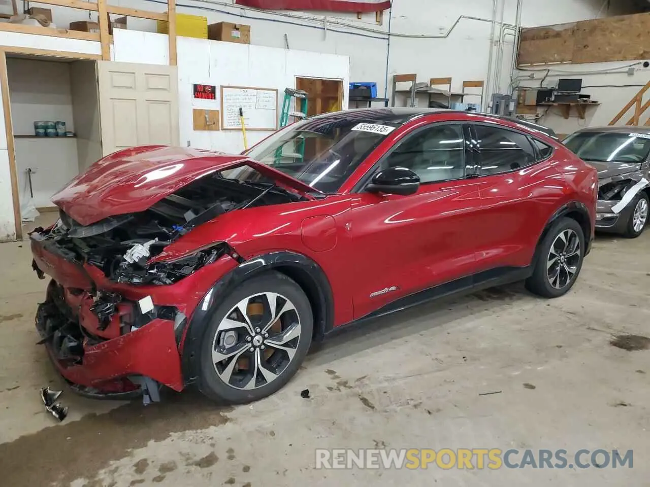 1 Photograph of a damaged car 3FMTK3SUXNMA56049 FORD MUSTANG 2022