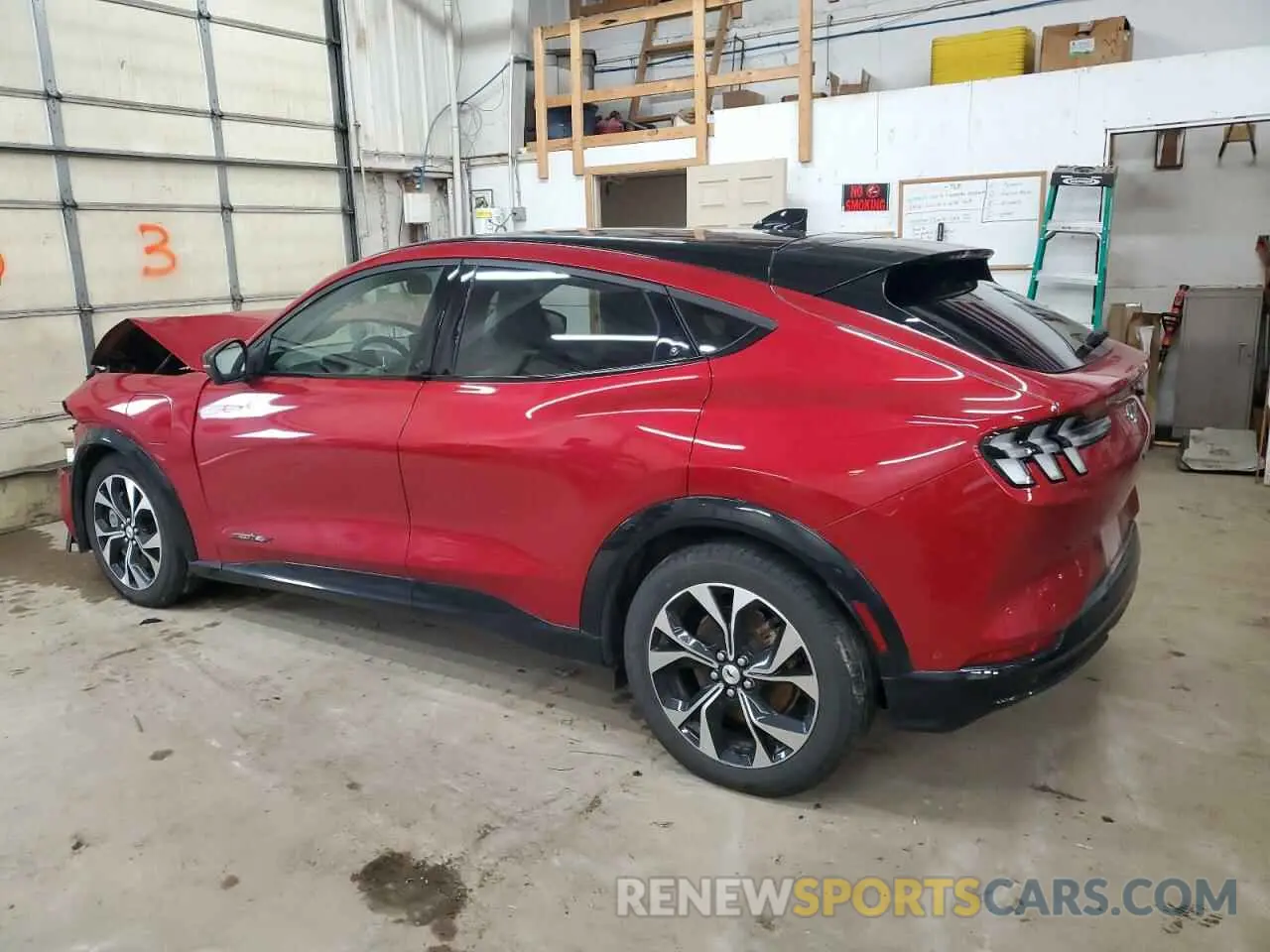2 Photograph of a damaged car 3FMTK3SUXNMA56049 FORD MUSTANG 2022