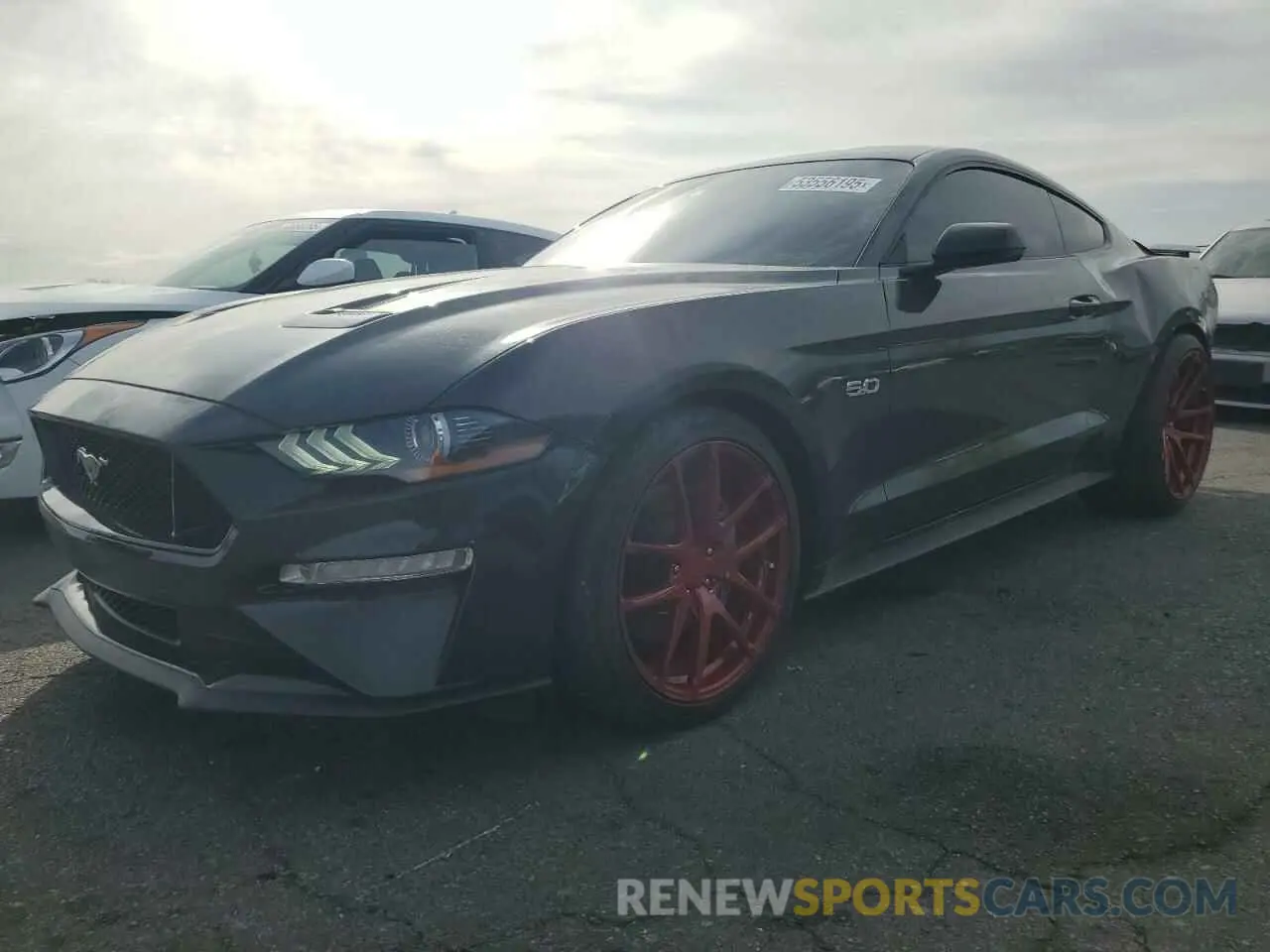1 Photograph of a damaged car 1FA6P8CF0P5300306 FORD MUSTANG 2023