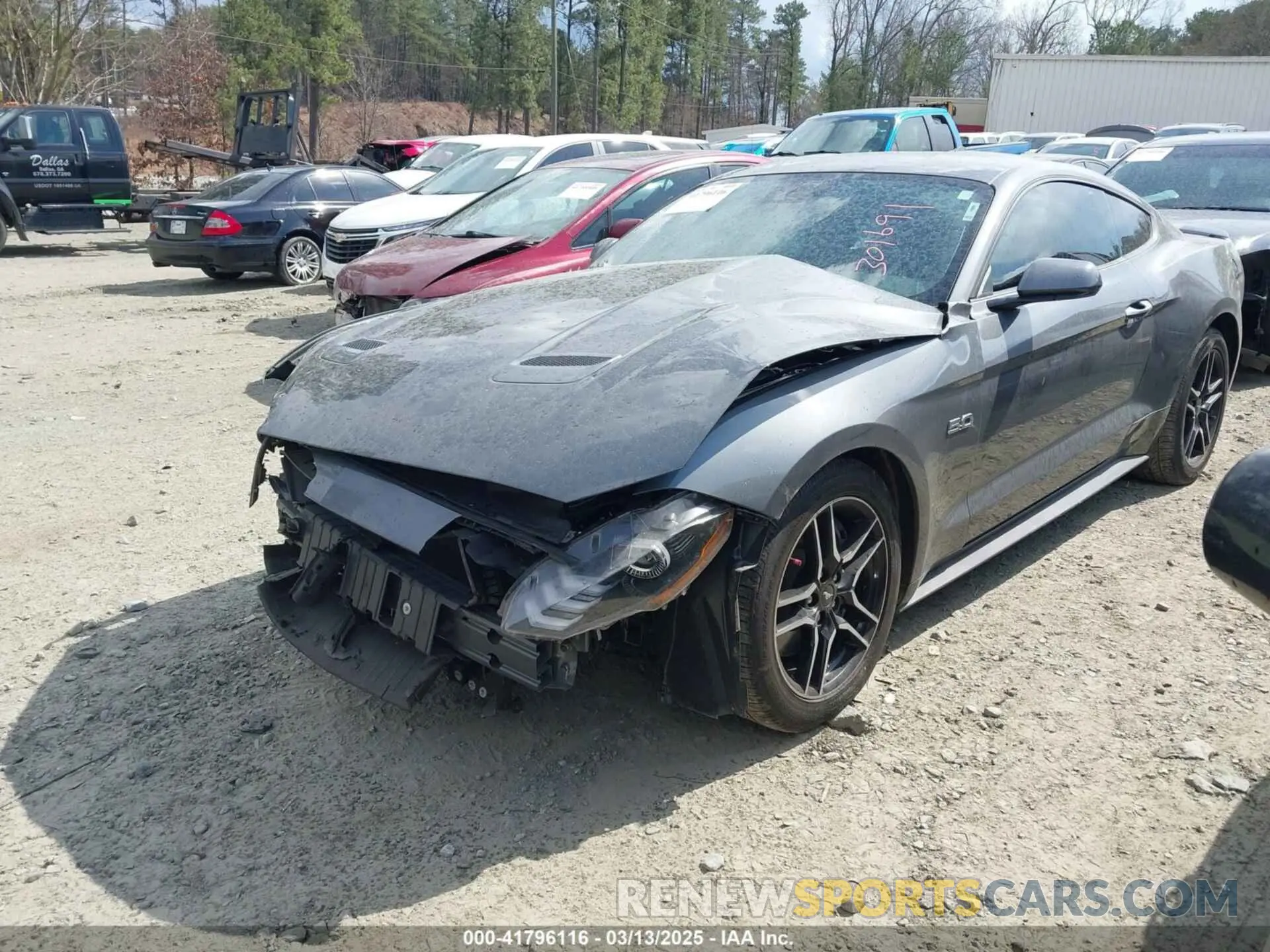2 Photograph of a damaged car 1FA6P8CF1P5301691 FORD MUSTANG 2023