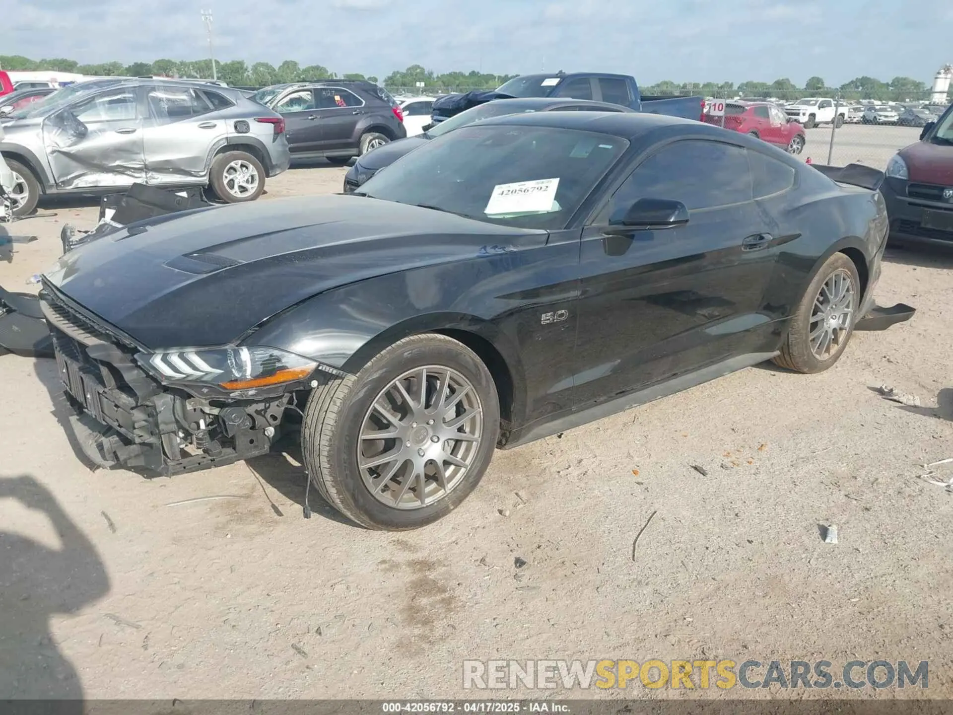 2 Photograph of a damaged car 1FA6P8CF1P5301948 FORD MUSTANG 2023