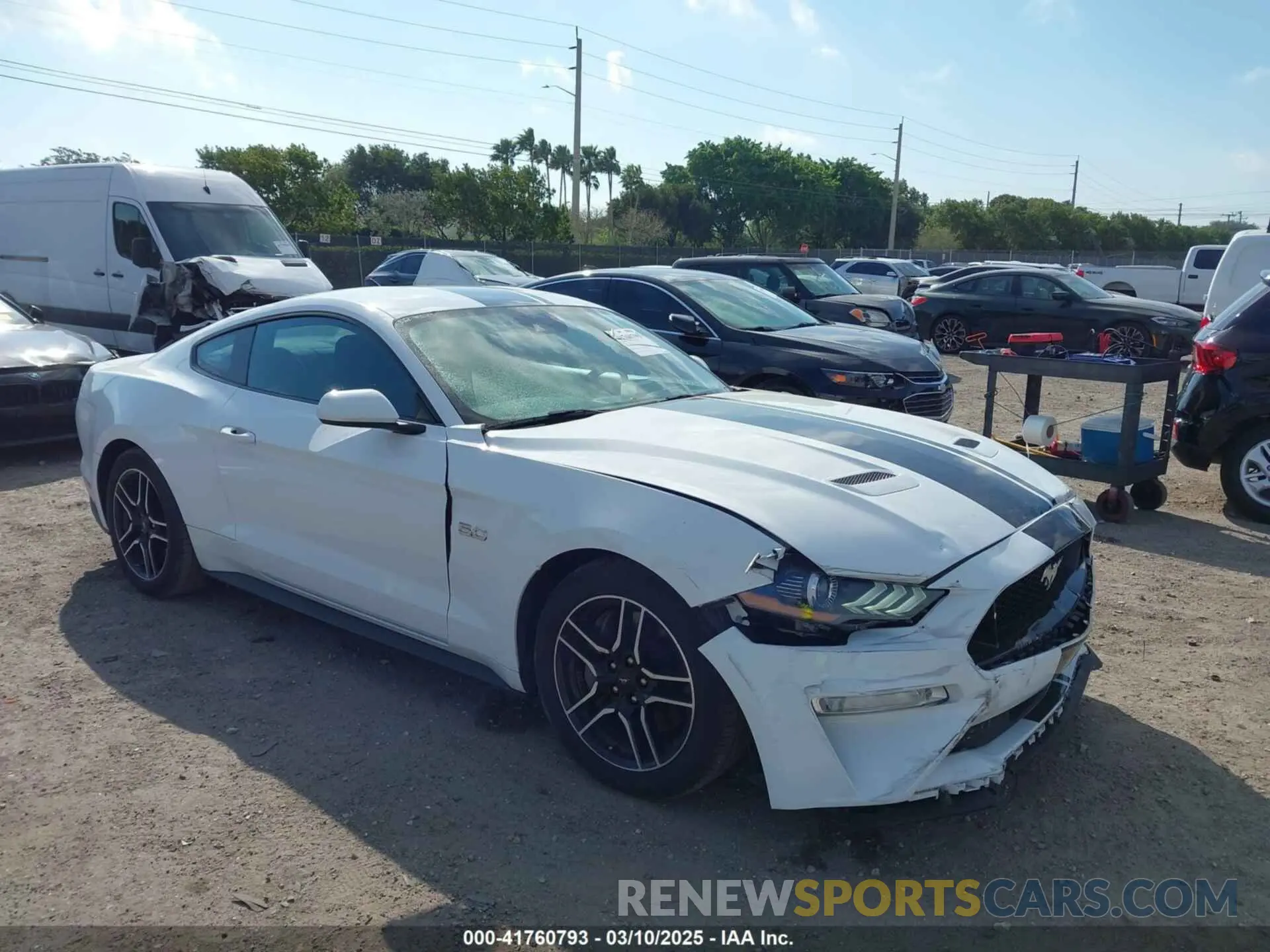 1 Photograph of a damaged car 1FA6P8CF3P5302065 FORD MUSTANG 2023