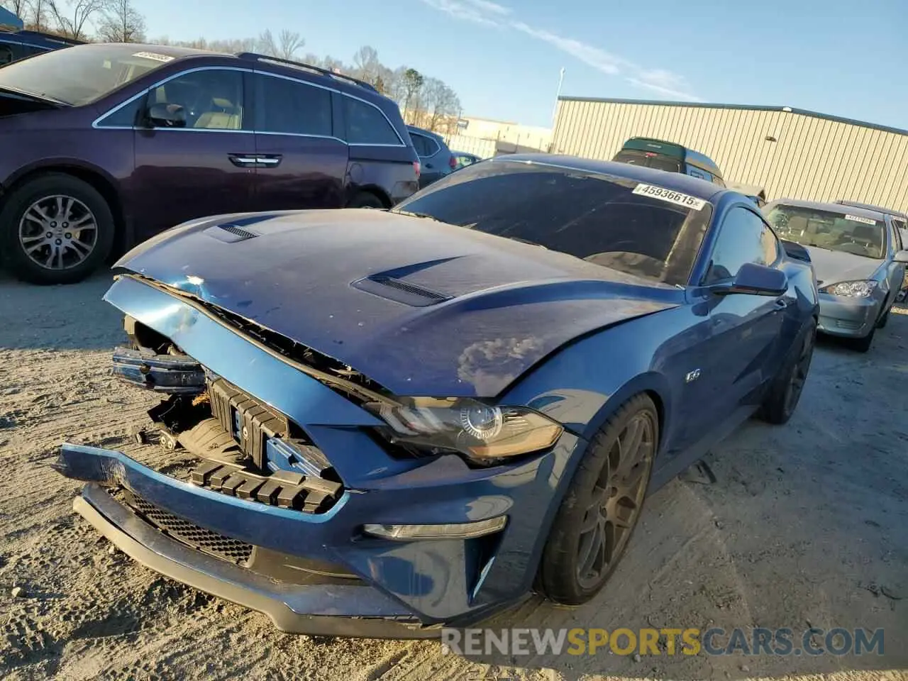 1 Photograph of a damaged car 1FA6P8CF5P5300589 FORD MUSTANG 2023