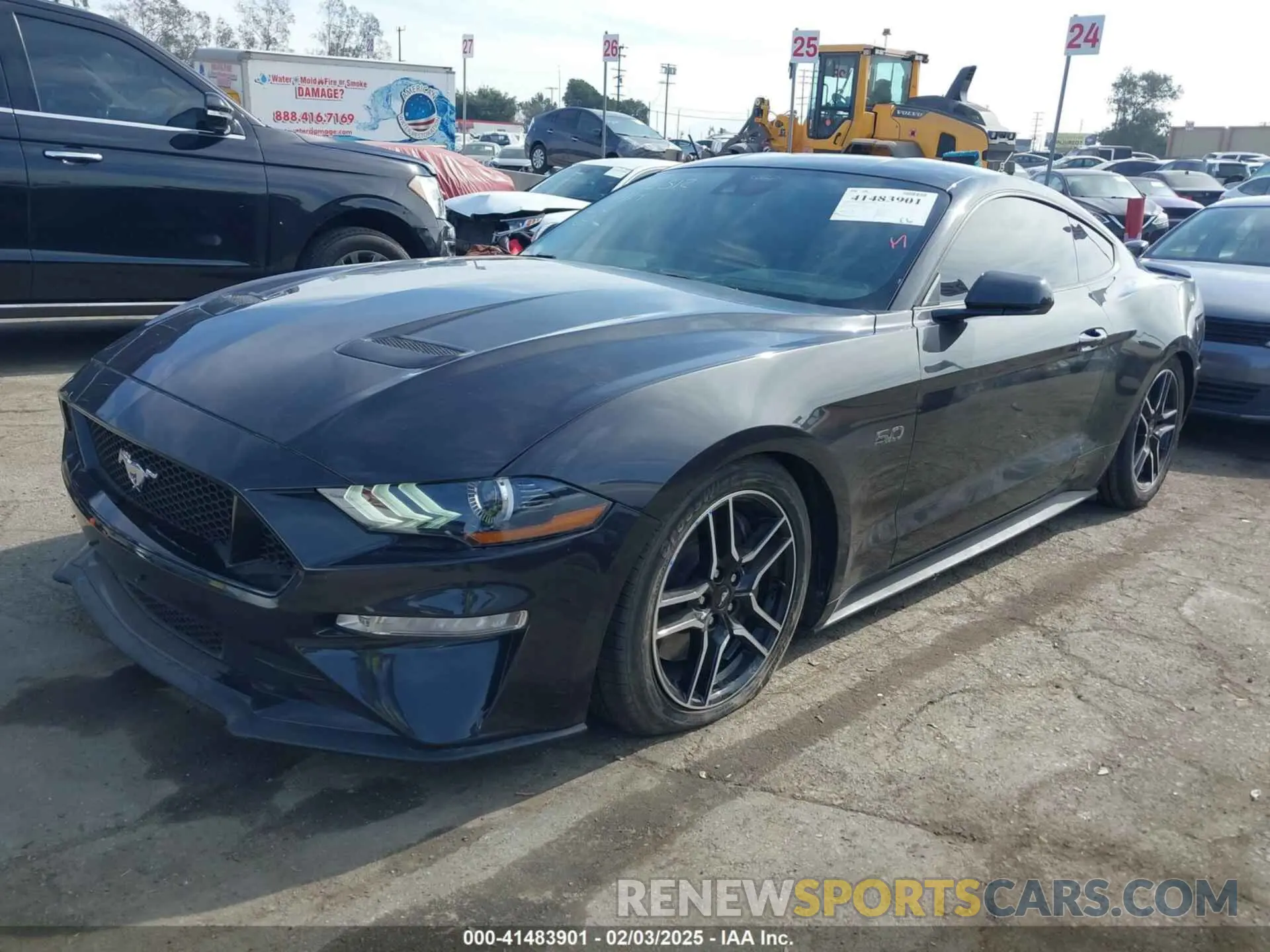 2 Photograph of a damaged car 1FA6P8CF6P5300715 FORD MUSTANG 2023