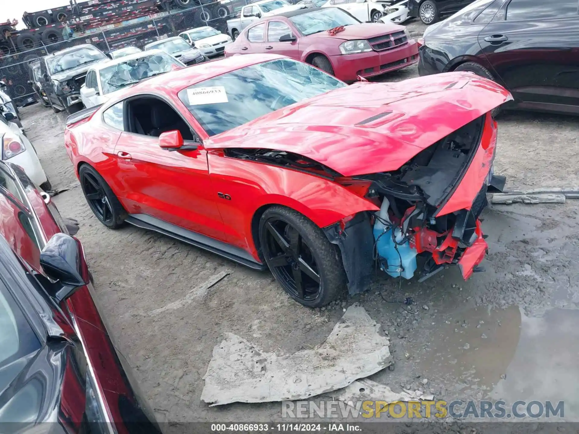 1 Photograph of a damaged car 1FA6P8CF6P5301931 FORD MUSTANG 2023