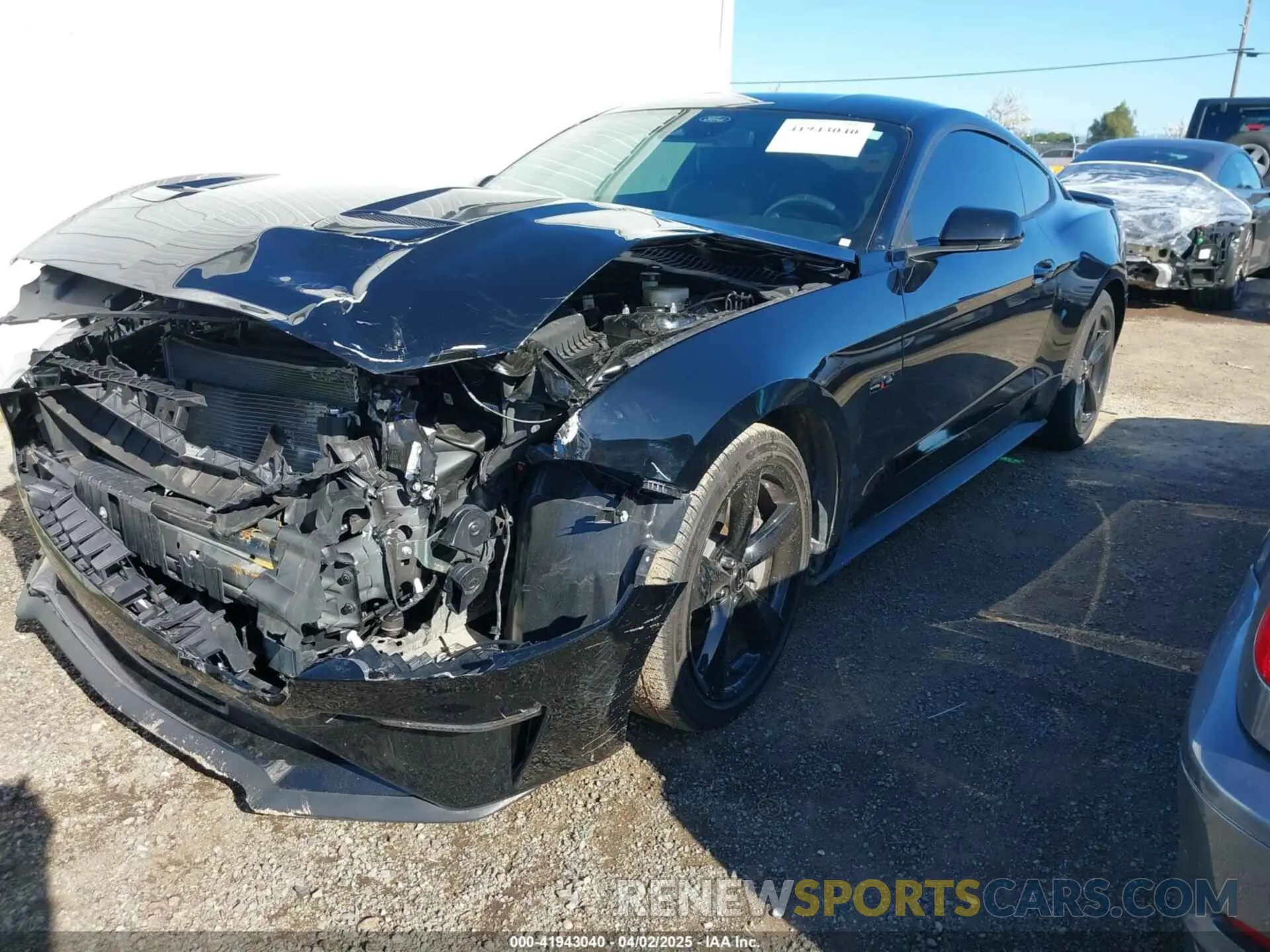 2 Photograph of a damaged car 1FA6P8CF6P5302934 FORD MUSTANG 2023