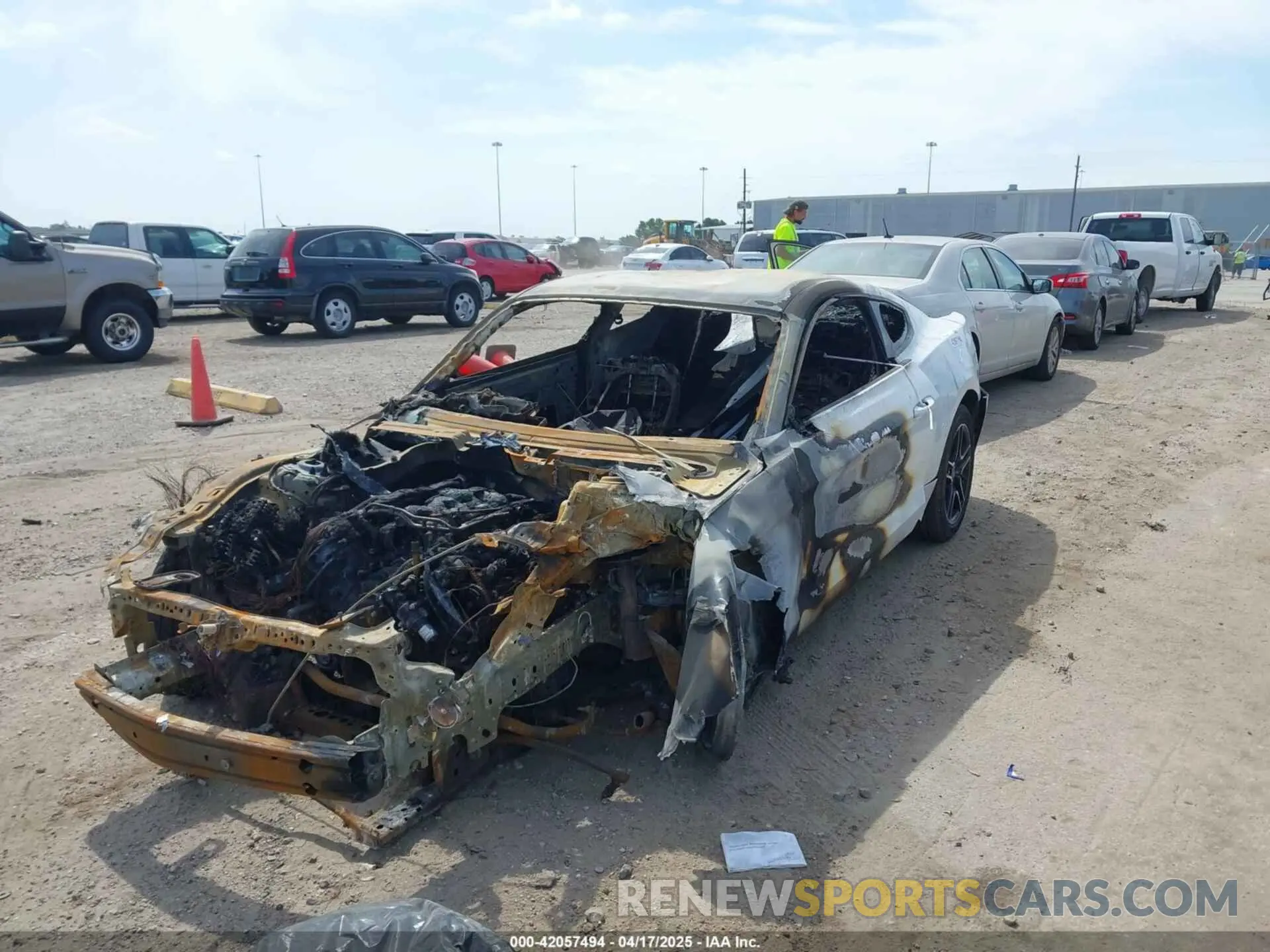 2 Photograph of a damaged car 1FA6P8CF6P5303050 FORD MUSTANG 2023