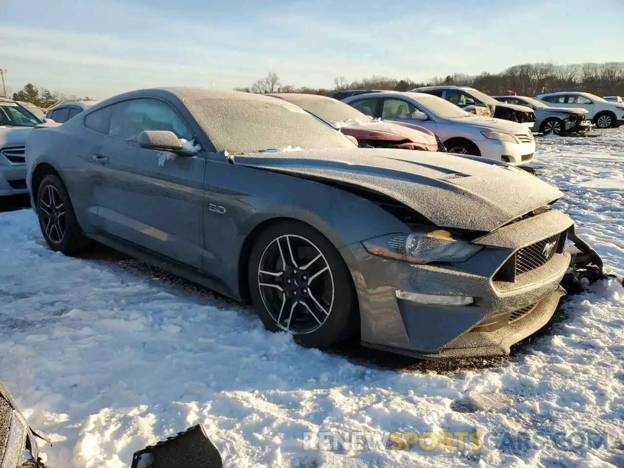 4 Photograph of a damaged car 1FA6P8CF6P5305249 FORD MUSTANG 2023