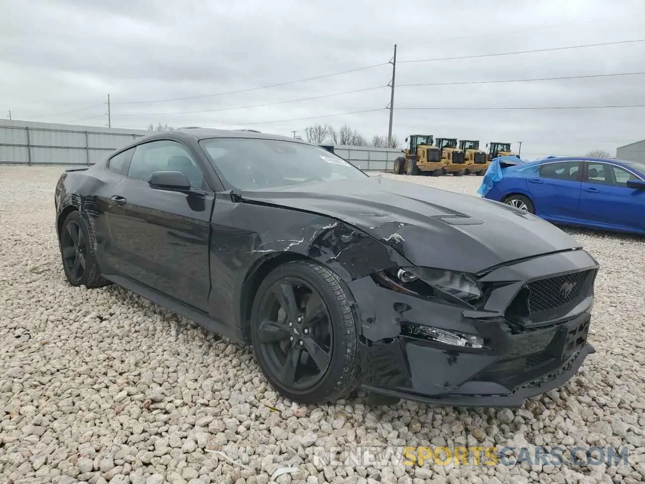 4 Photograph of a damaged car 1FA6P8CF7P5301632 FORD MUSTANG 2023