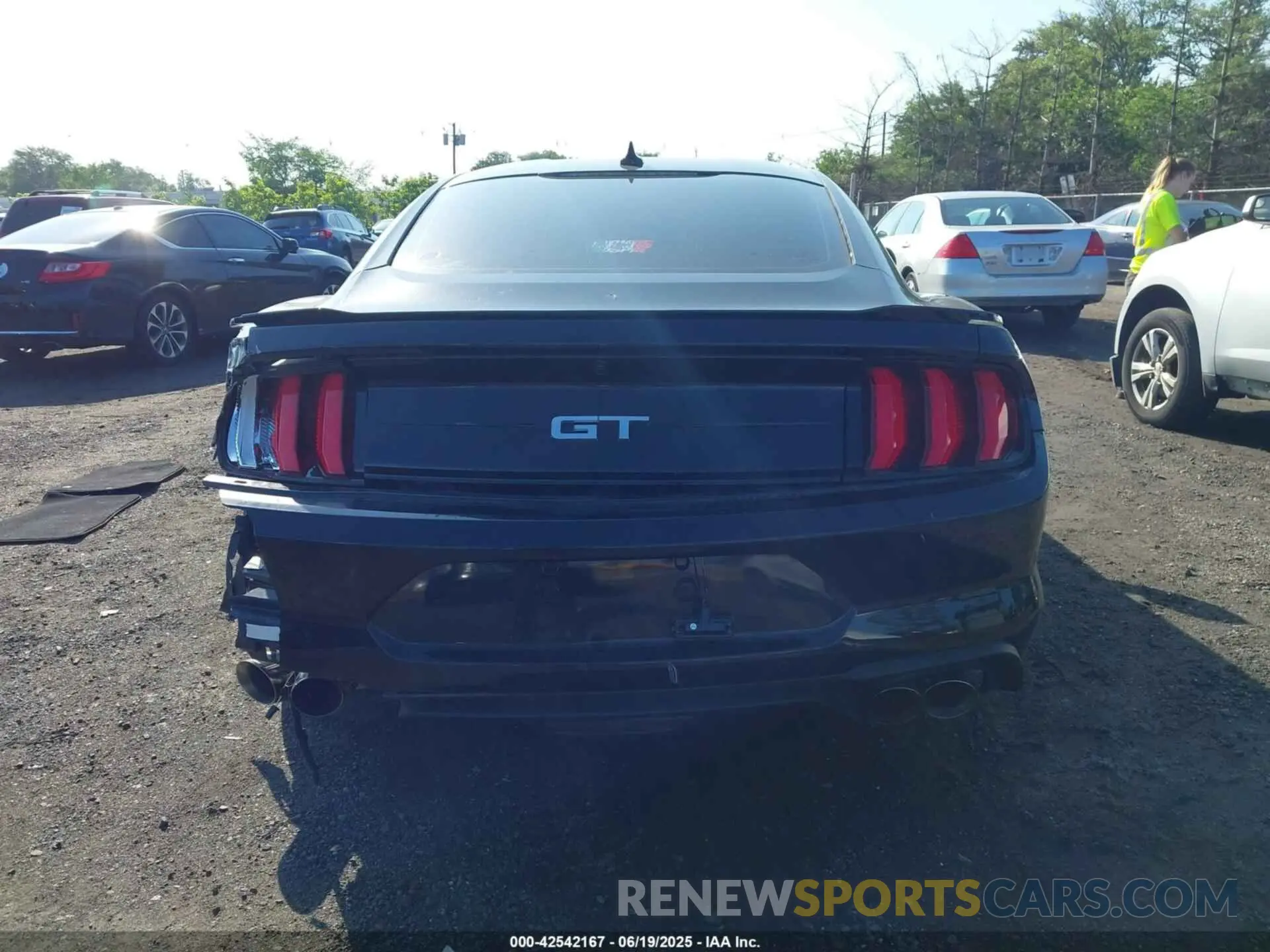 16 Photograph of a damaged car 1FA6P8CF7P5307236 FORD MUSTANG 2023