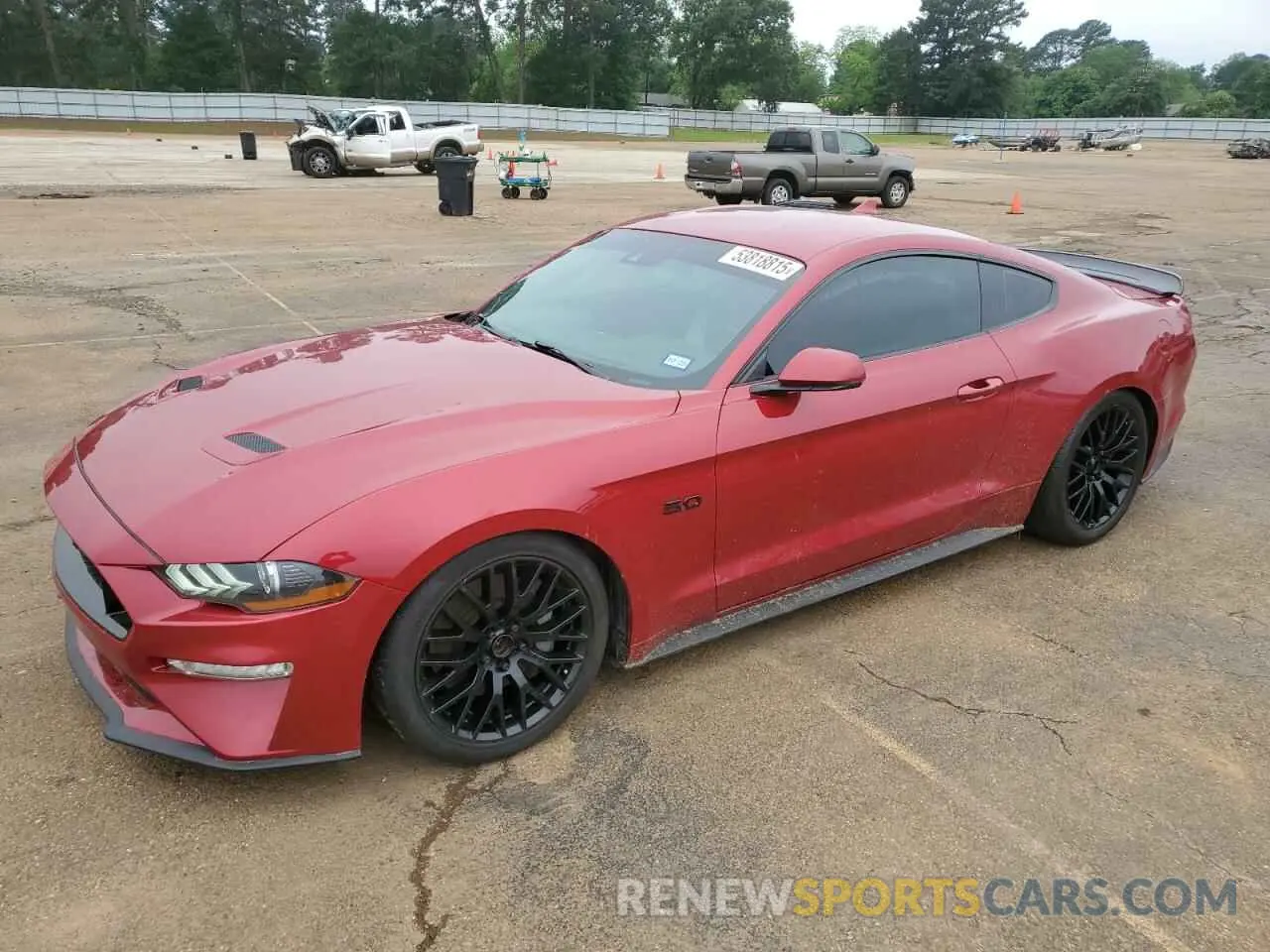 1 Photograph of a damaged car 1FA6P8CF8P5303261 FORD MUSTANG 2023