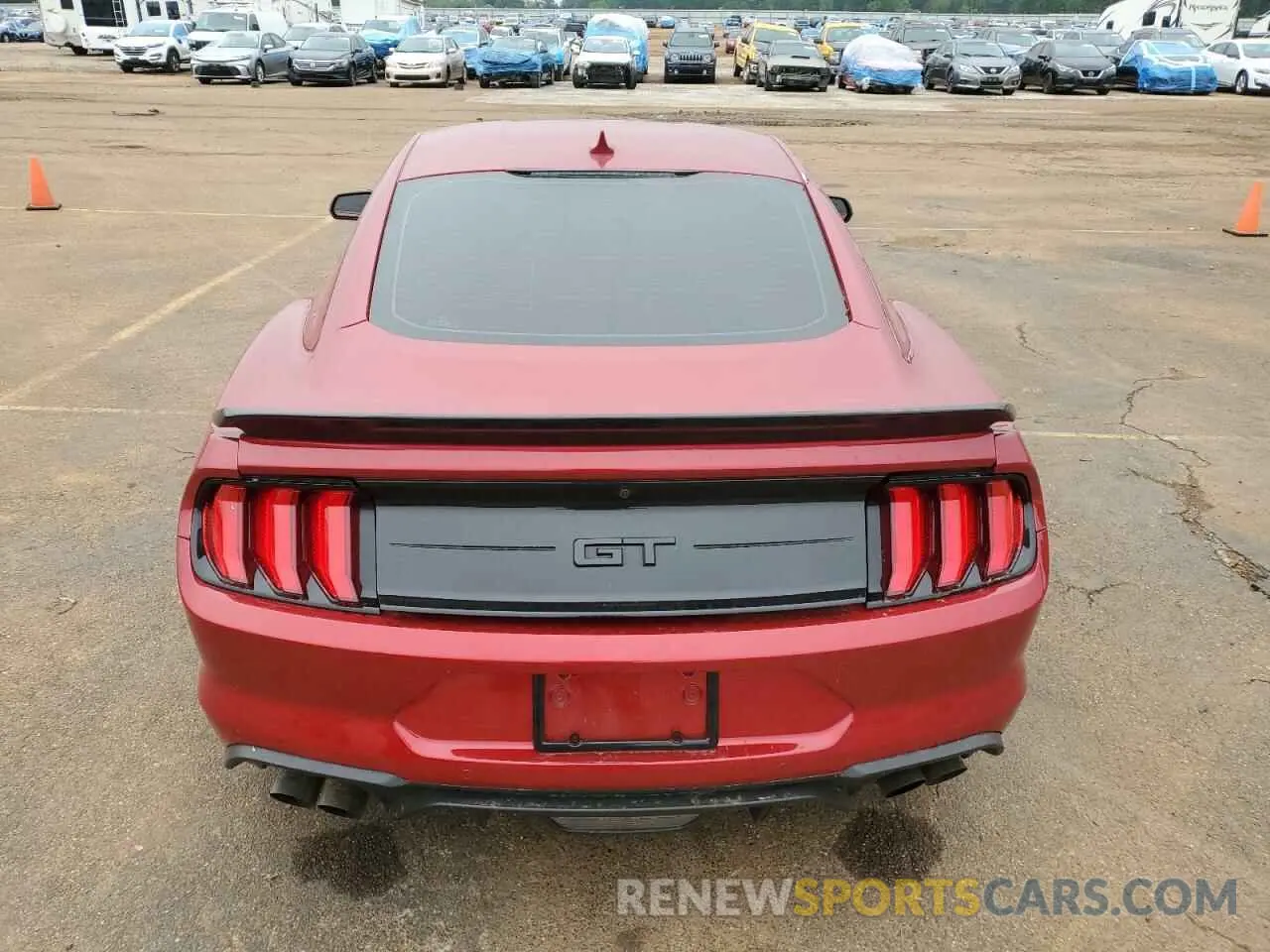 6 Photograph of a damaged car 1FA6P8CF8P5303261 FORD MUSTANG 2023