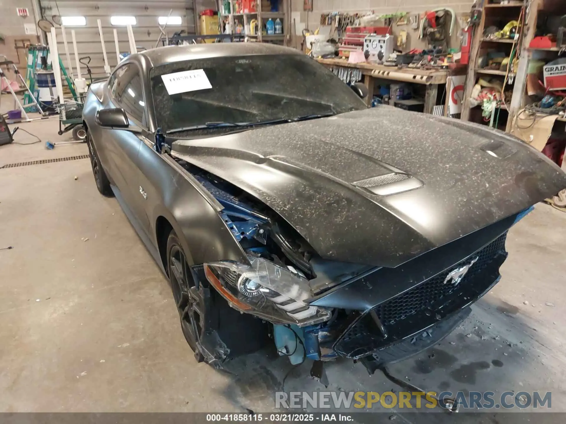 1 Photograph of a damaged car 1FA6P8CF8P5305334 FORD MUSTANG 2023