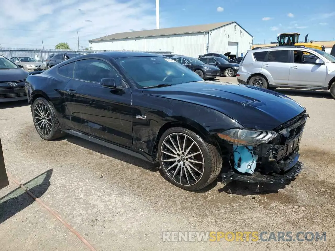 4 Photograph of a damaged car 1FA6P8CF9P5305892 FORD MUSTANG 2023
