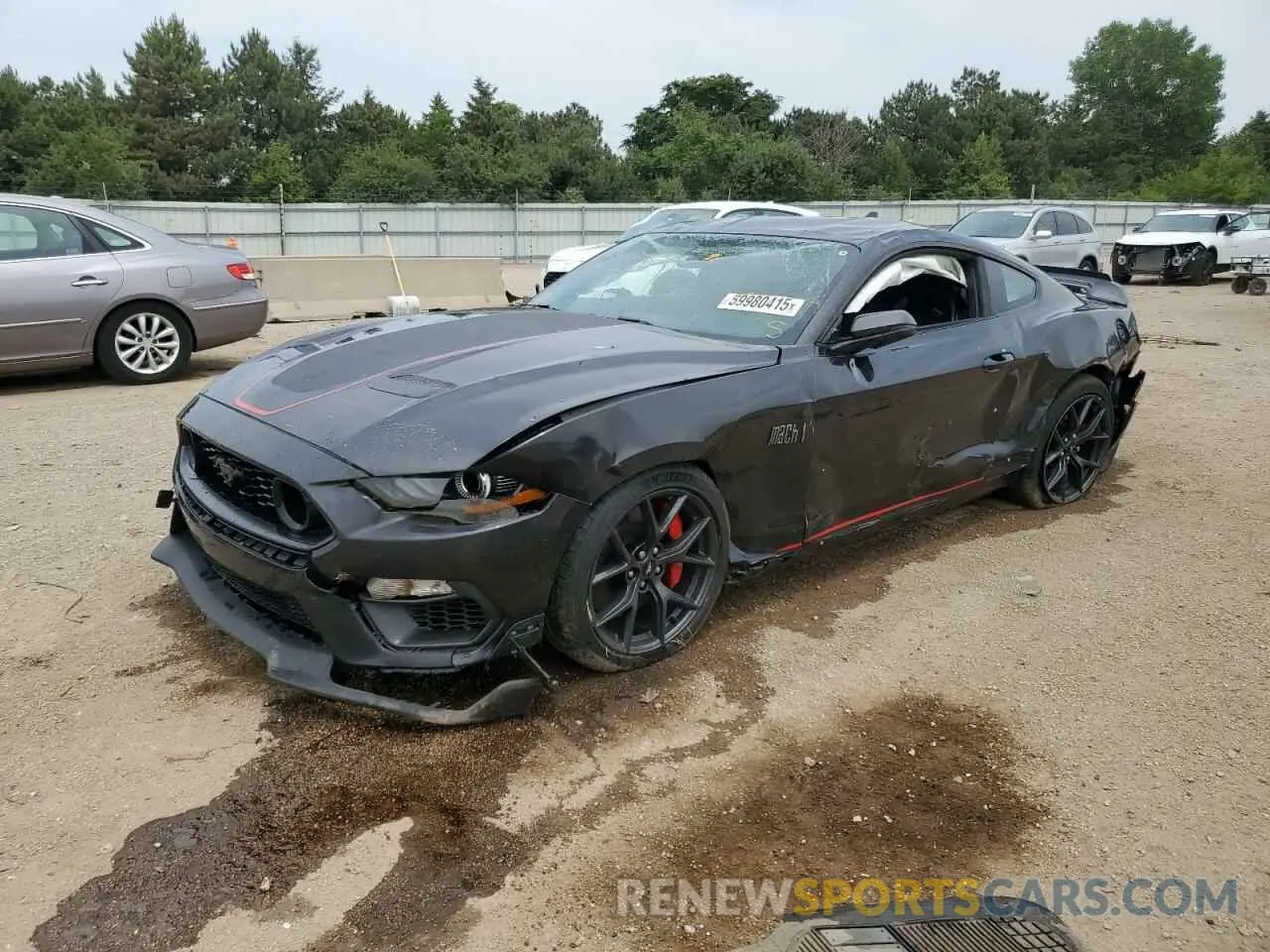 1 Photograph of a damaged car 1FA6P8R0XP5500368 FORD MUSTANG 2023