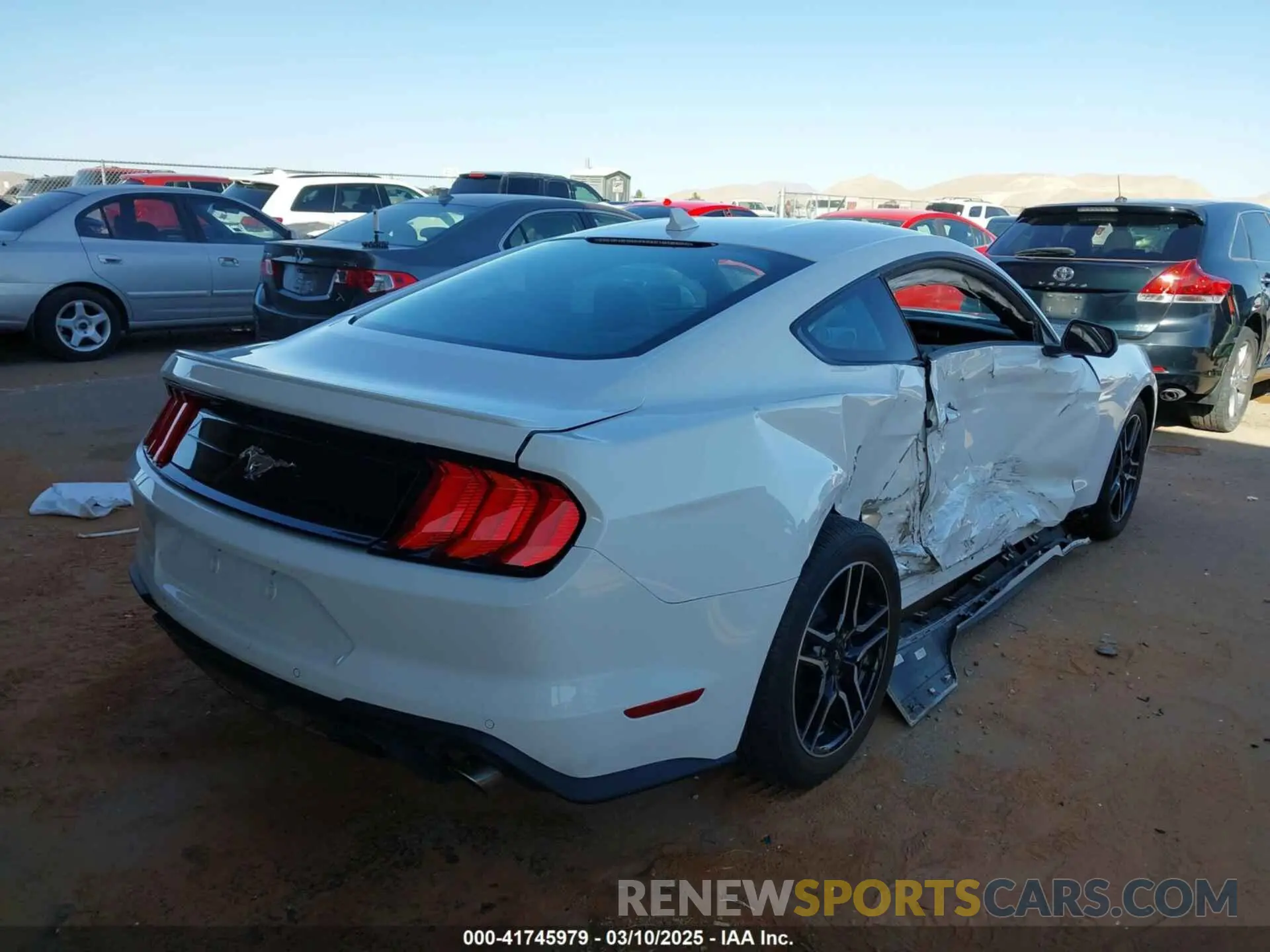 4 Photograph of a damaged car 1FA6P8TH2P5110671 FORD MUSTANG 2023
