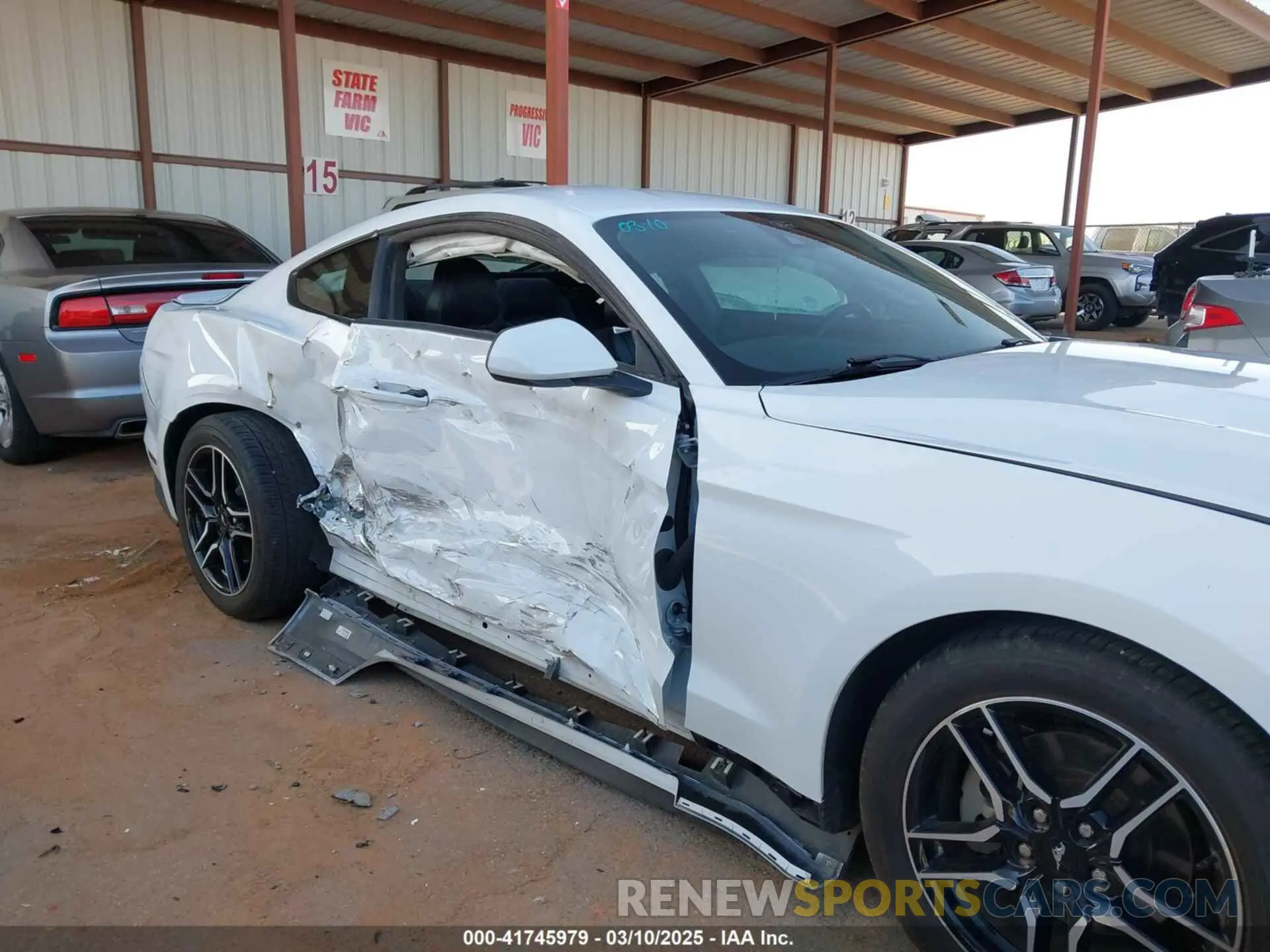 6 Photograph of a damaged car 1FA6P8TH2P5110671 FORD MUSTANG 2023