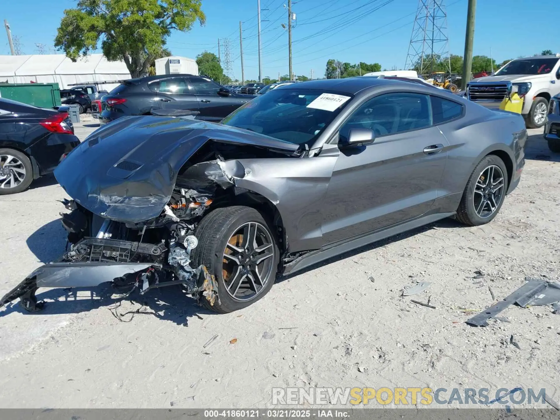 2 Photograph of a damaged car 1FA6P8TH4P5100952 FORD MUSTANG 2023