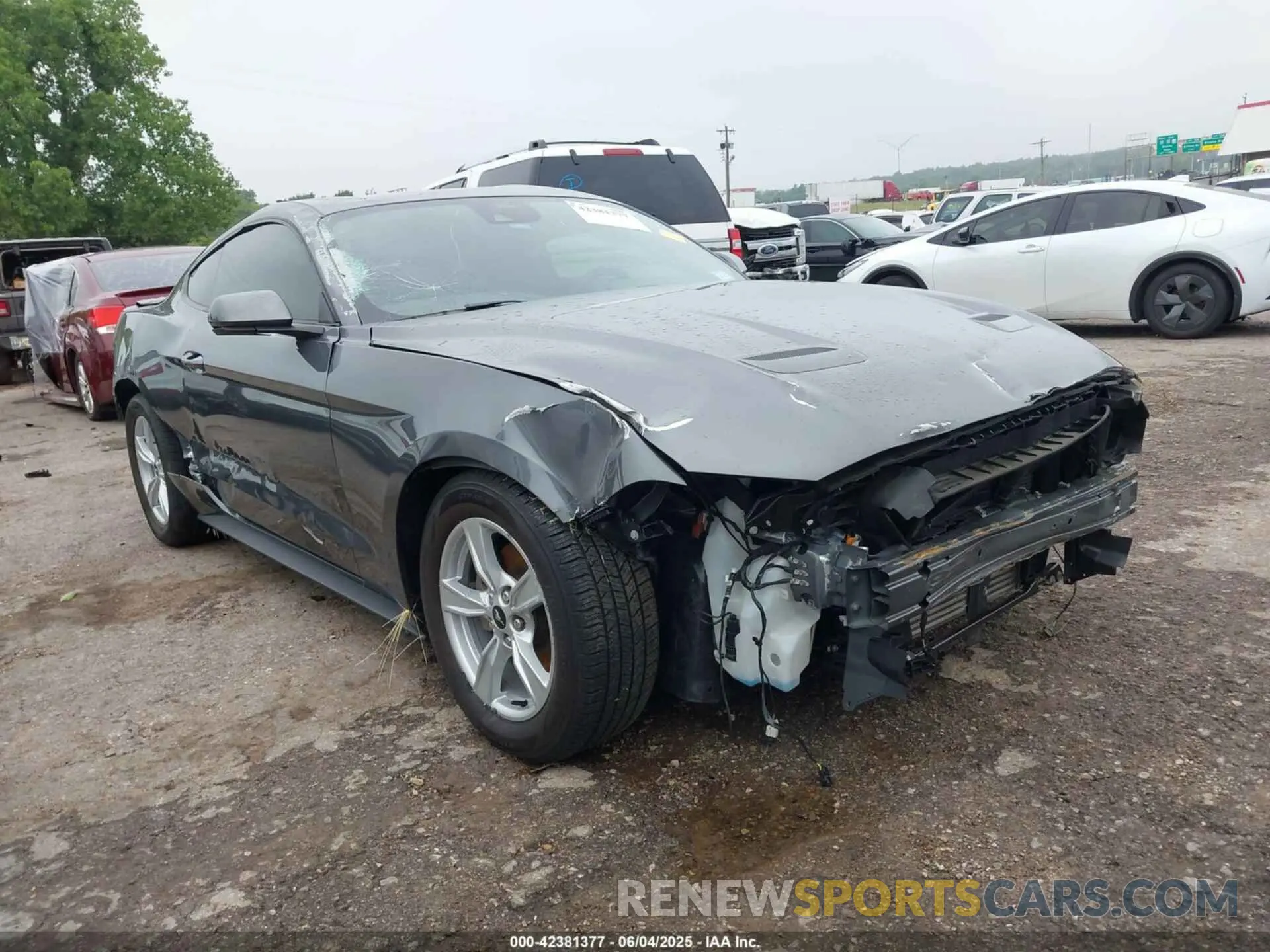1 Photograph of a damaged car 1FA6P8TH7P5112903 FORD MUSTANG 2023