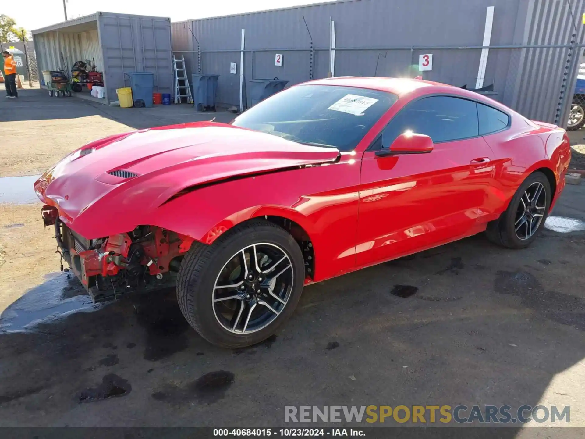 2 Photograph of a damaged car 1FA6P8TH9P5105645 FORD MUSTANG 2023