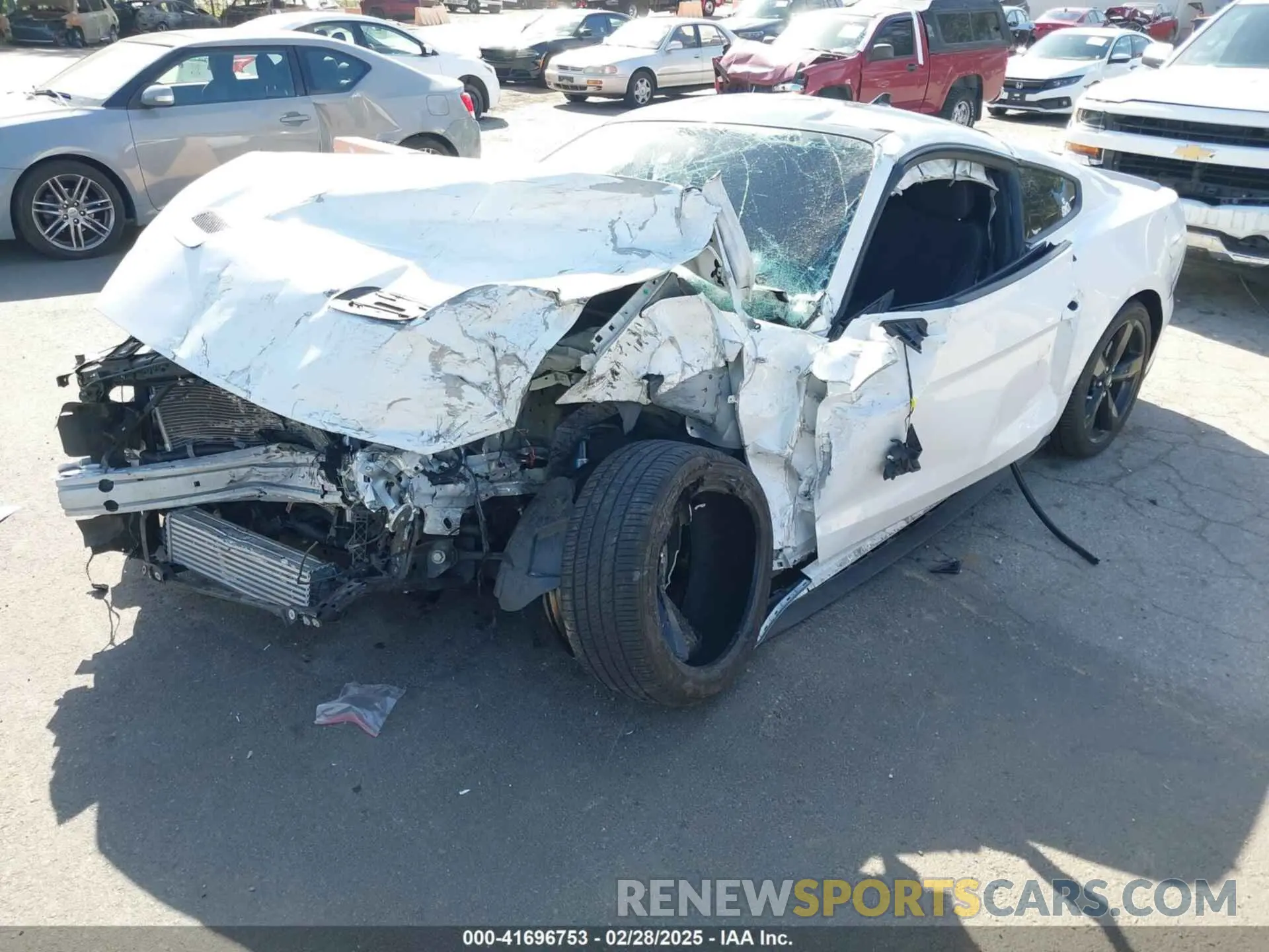2 Photograph of a damaged car 1FA6P8THXP5101393 FORD MUSTANG 2023