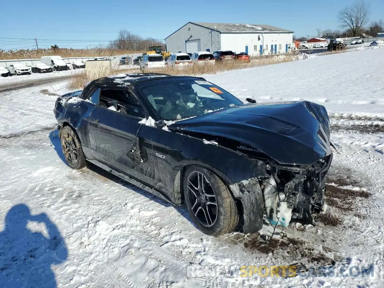 4 Photograph of a damaged car 1FATP8FF1P5107208 FORD MUSTANG 2023