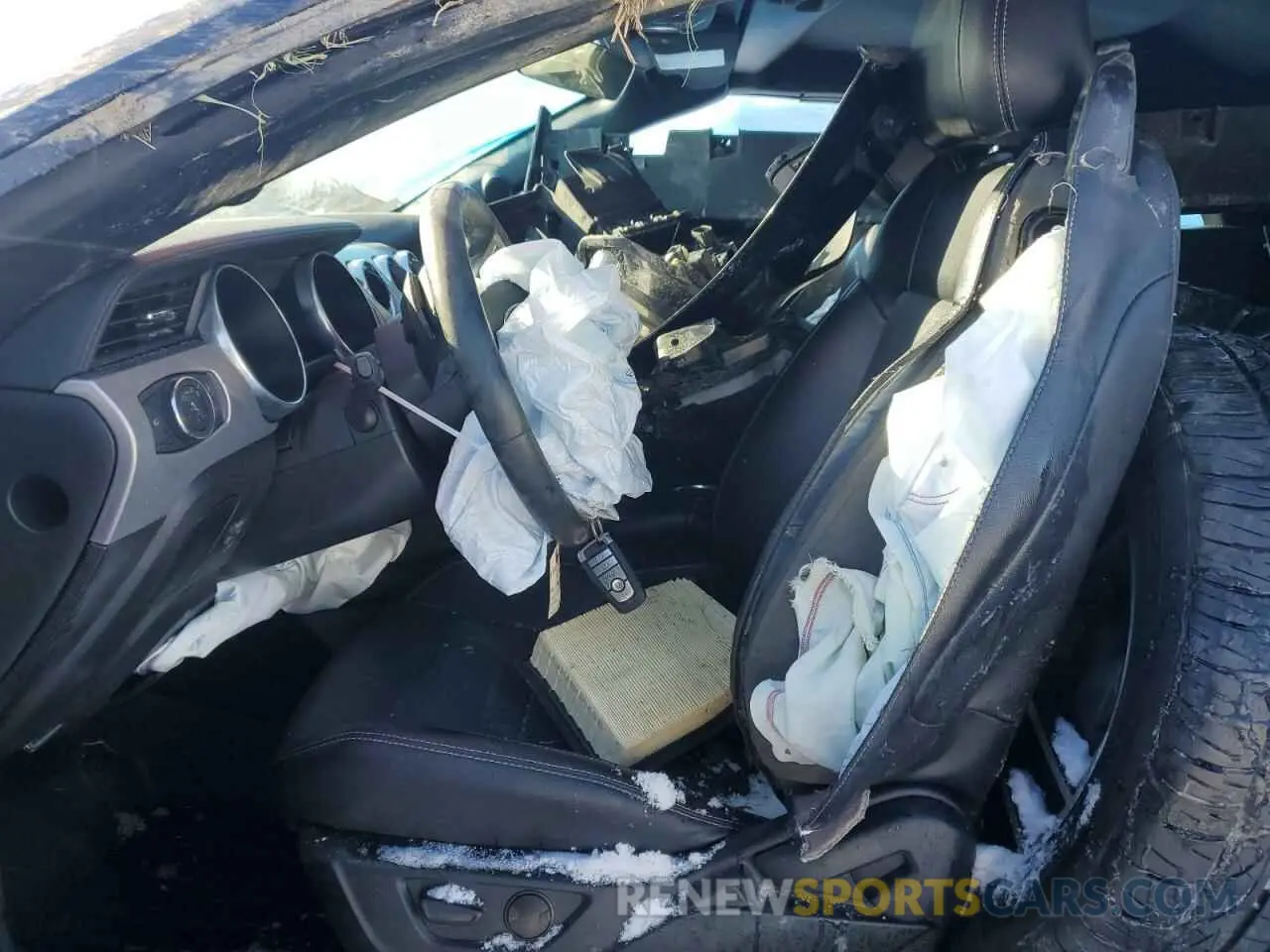 7 Photograph of a damaged car 1FATP8FF1P5107208 FORD MUSTANG 2023