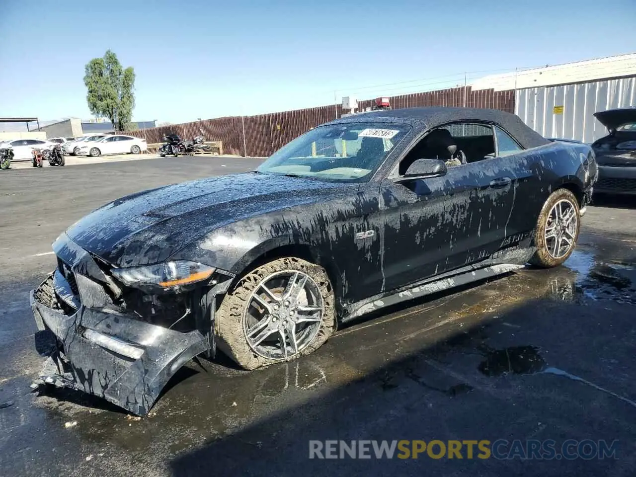 1 Photograph of a damaged car 1FATP8FF7P5109562 FORD MUSTANG 2023